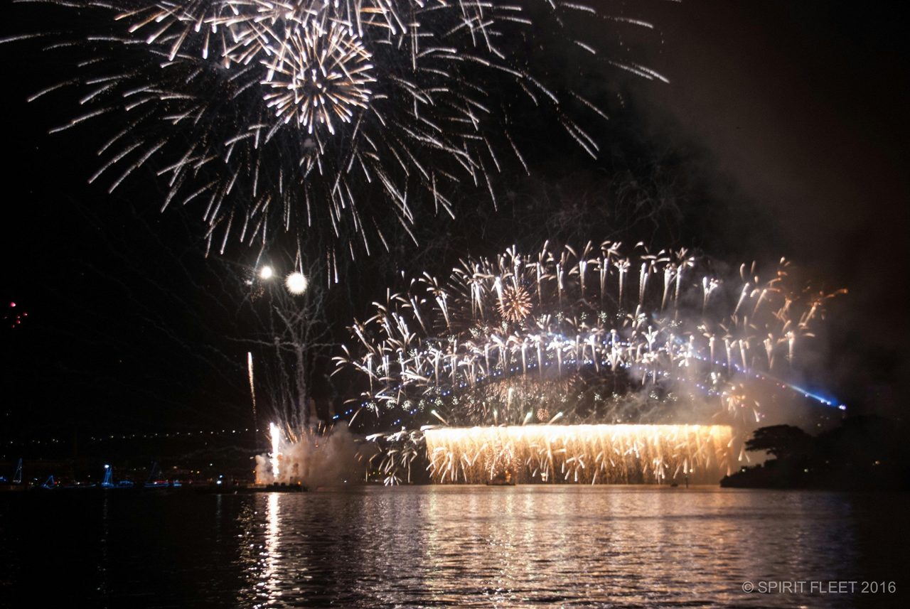 NYE onboard Silver Spirit, front row seats to the fireworks