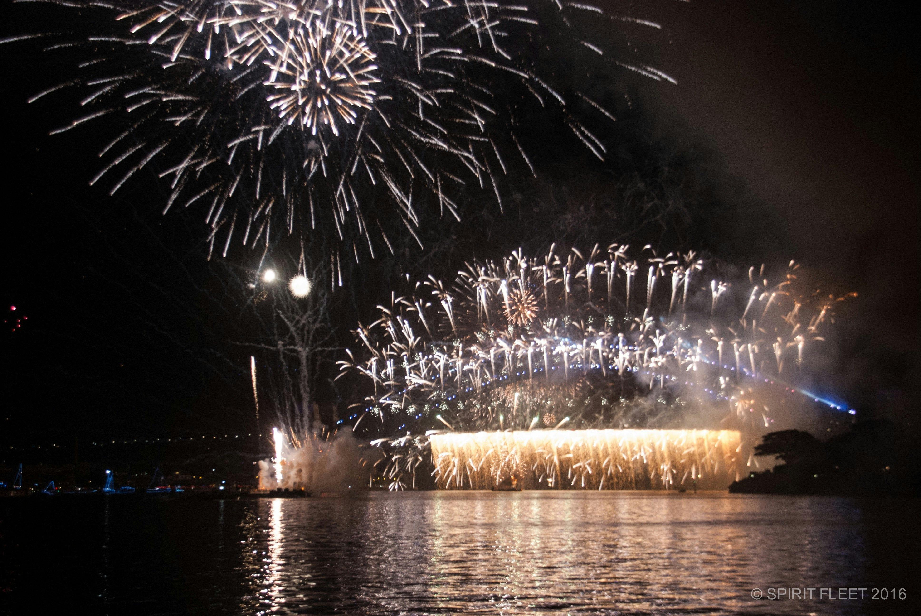 NYE onboard Silver Spirit, front row seats to the fireworks