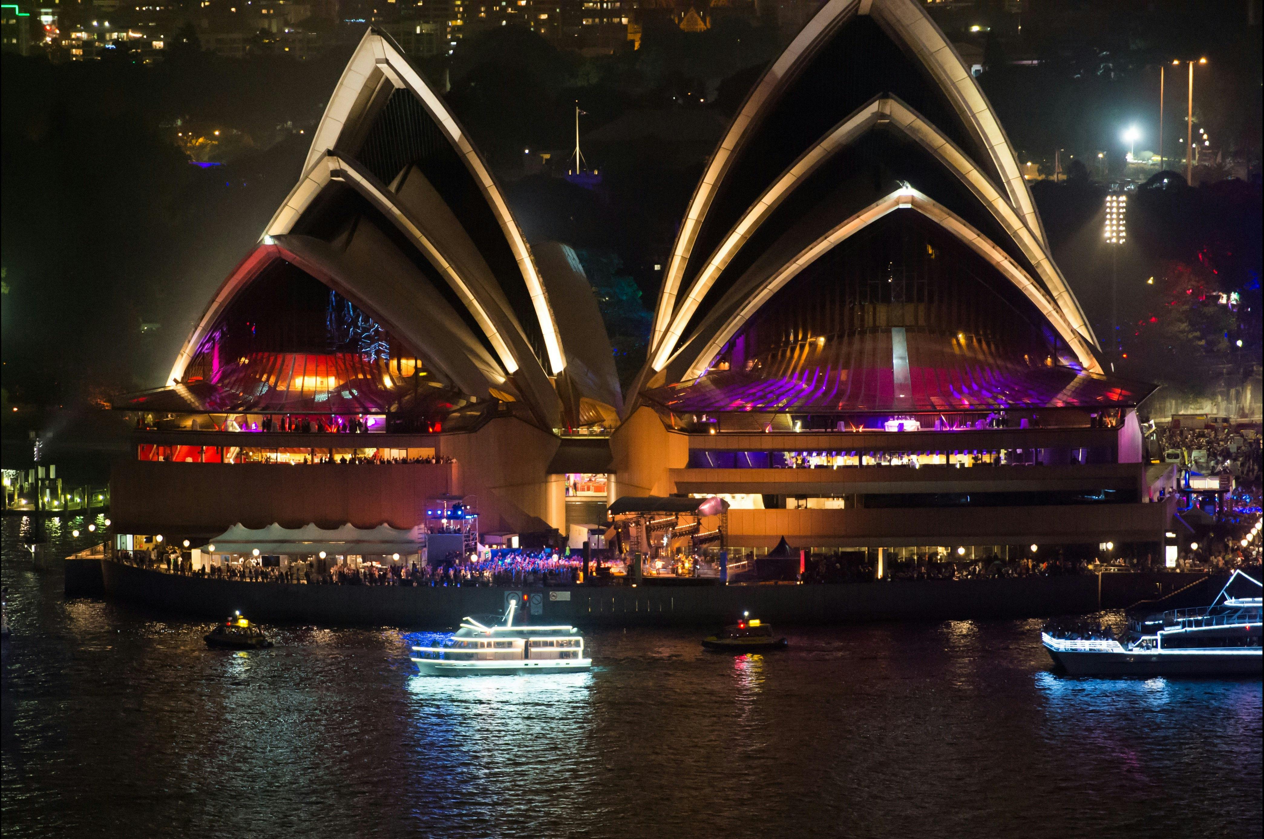 Silver Spirit Sydney harbour of light parade
