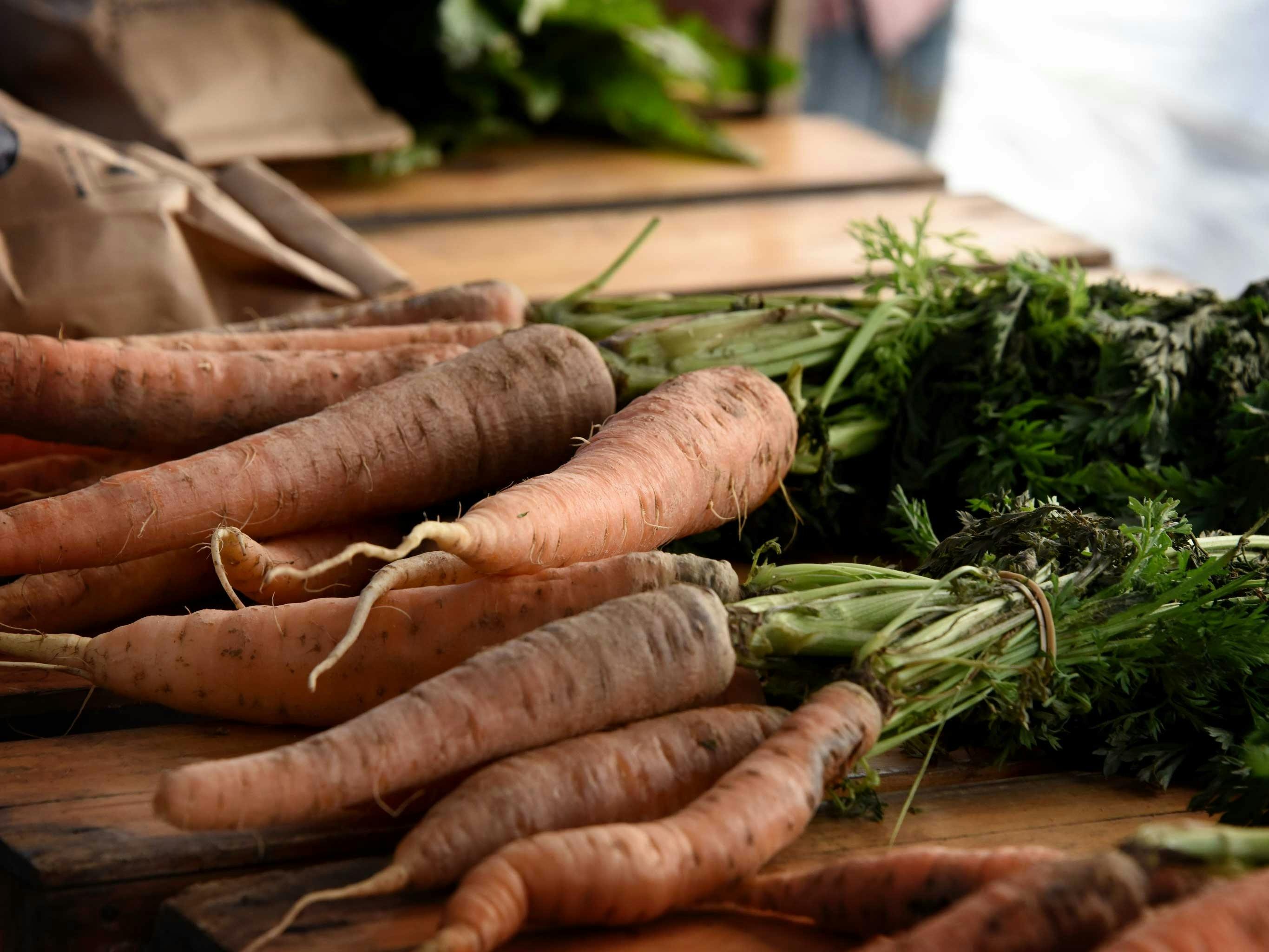 Farmers Market carrots