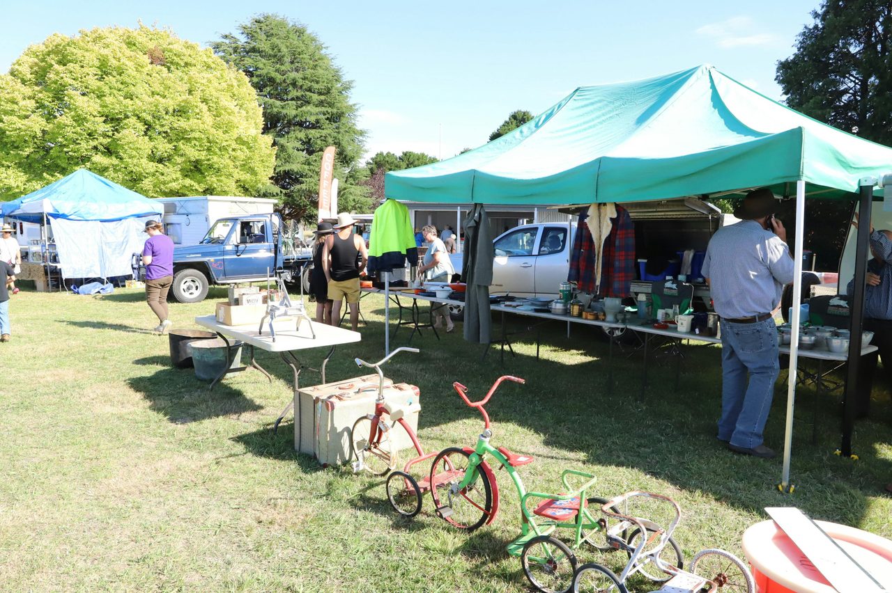 Bikes on stall