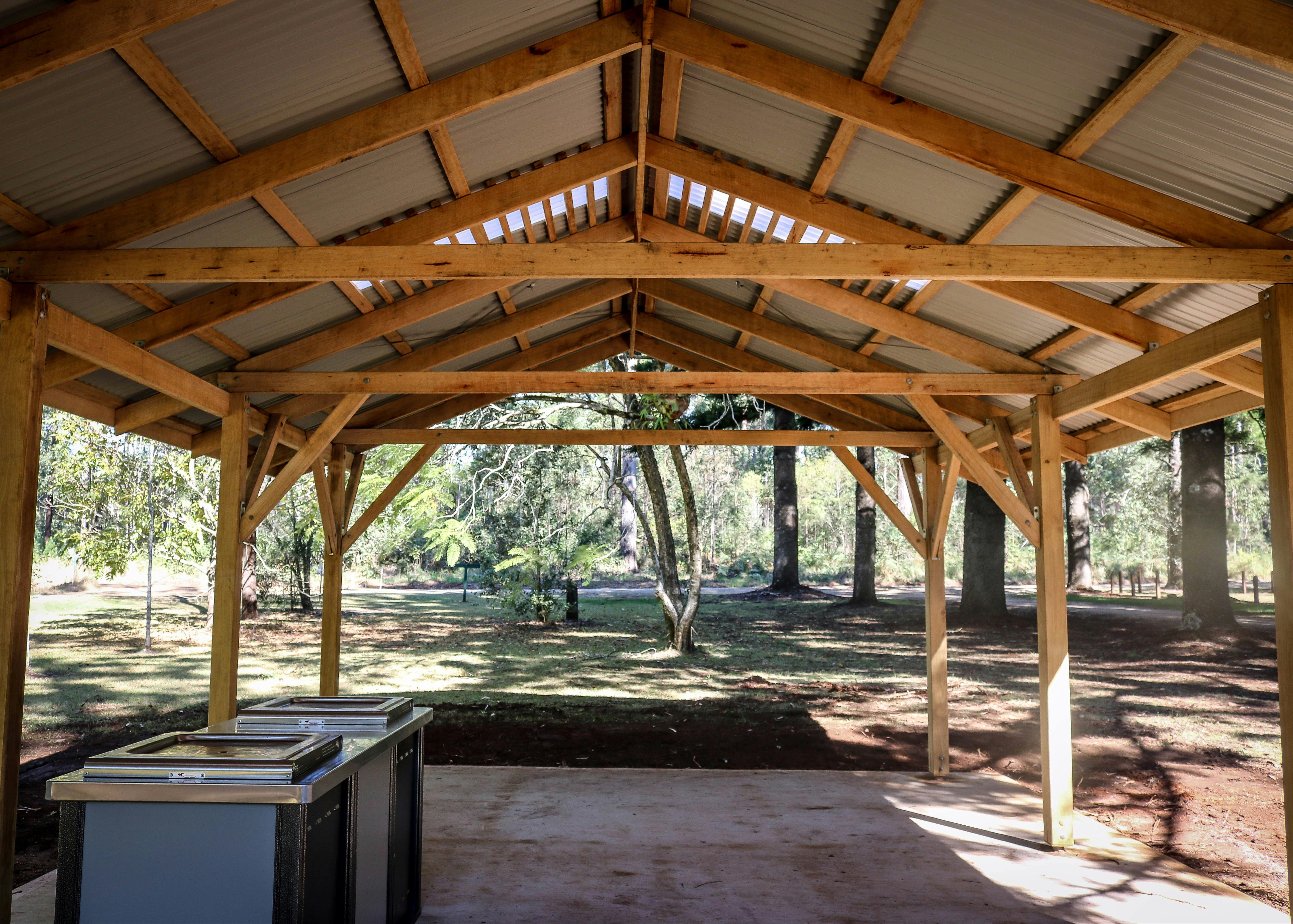 Coopernook HQ picnic shelter