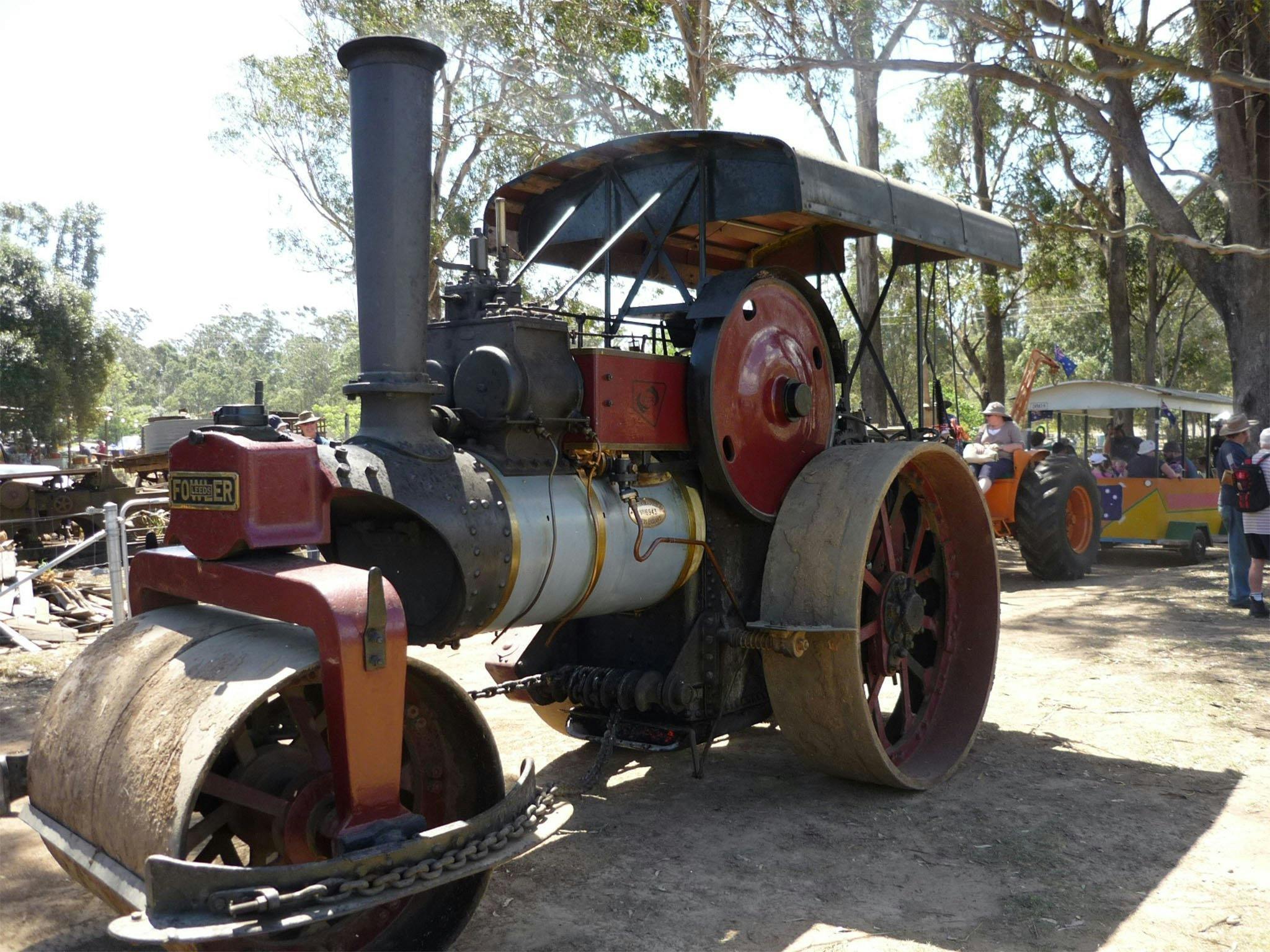 A steam engine at the Campbelltown Steam and Machinery Museum