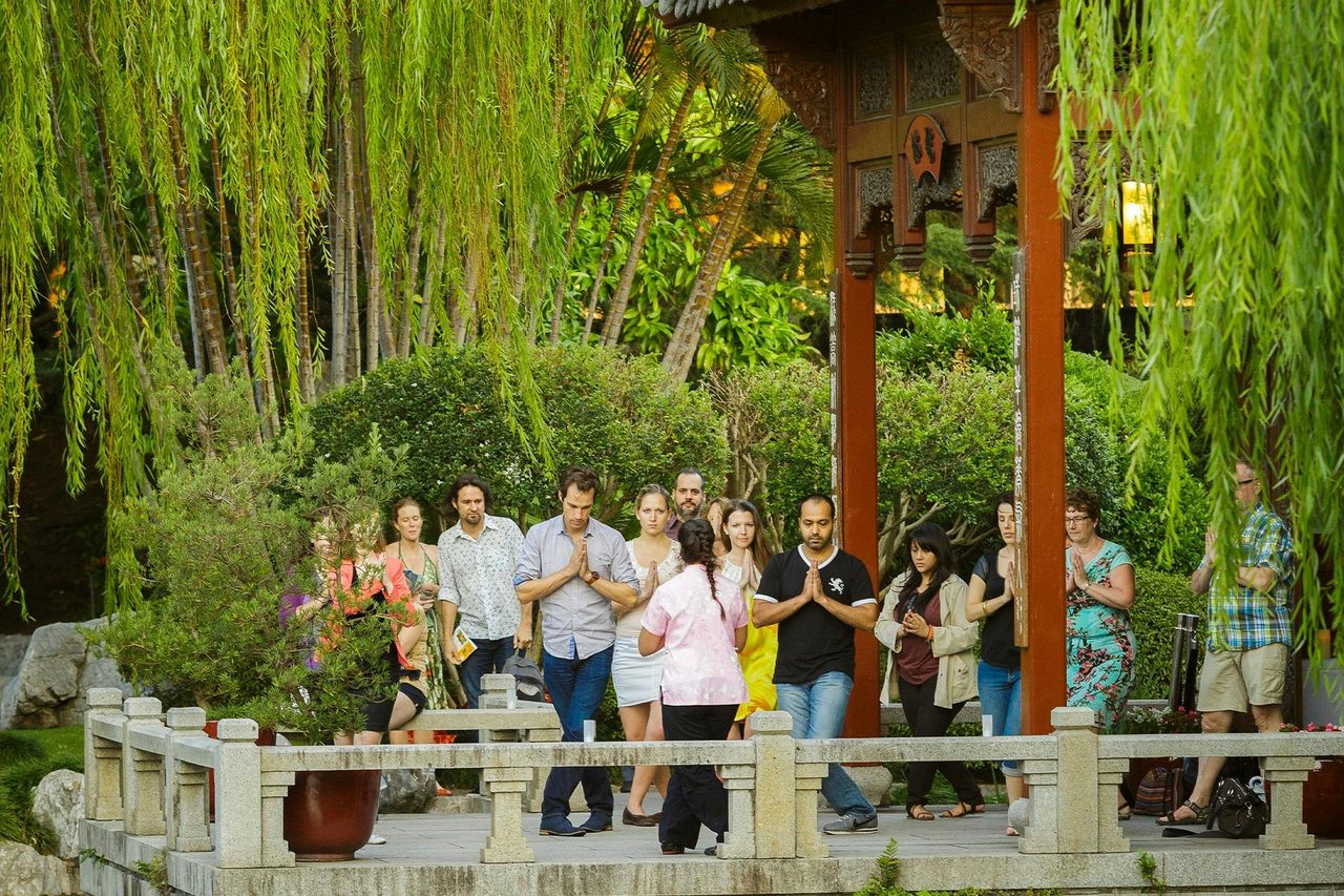 Tai Chi at the Chinese Garden of Friendship