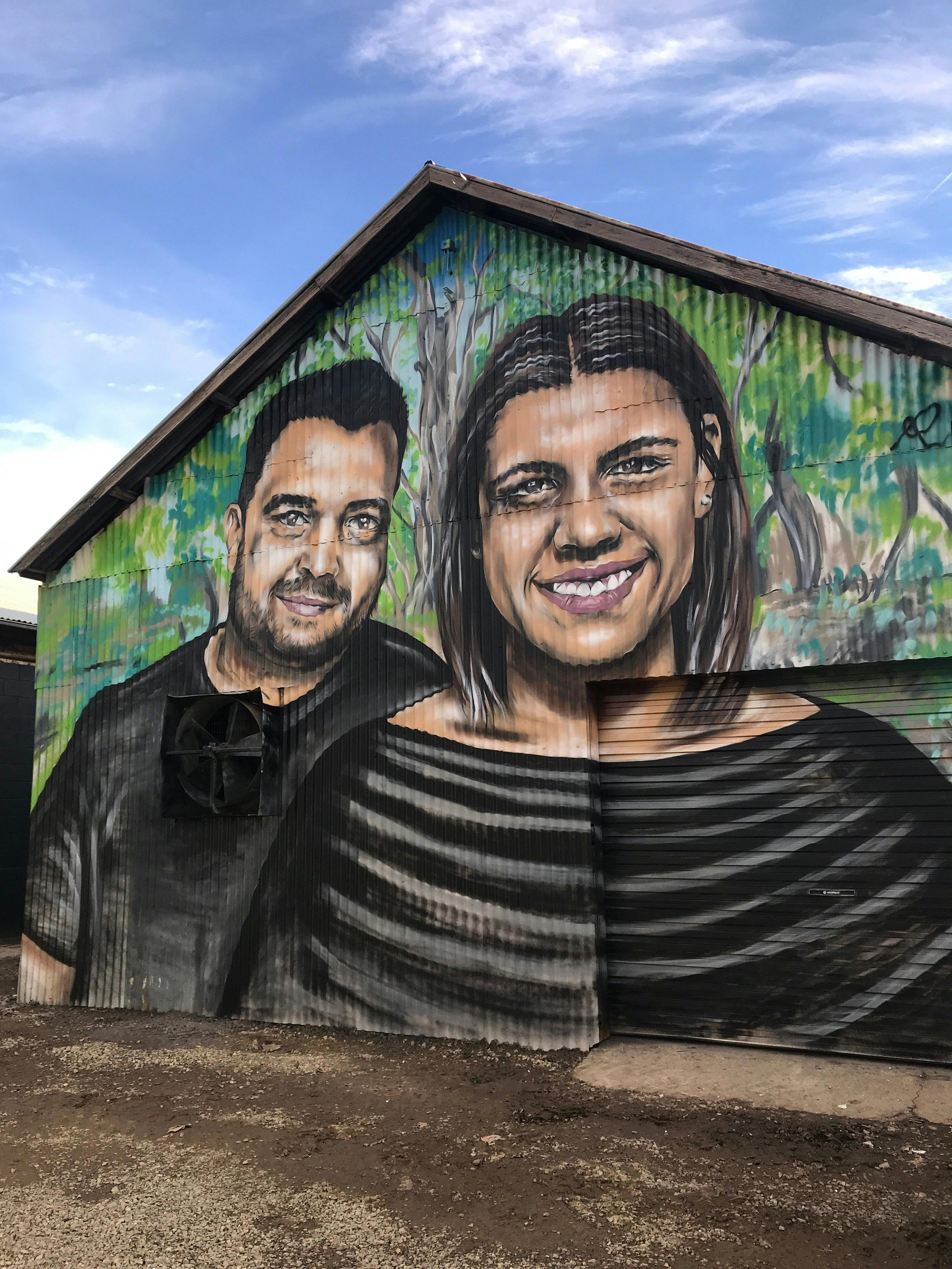 Mural in Cadell Place
