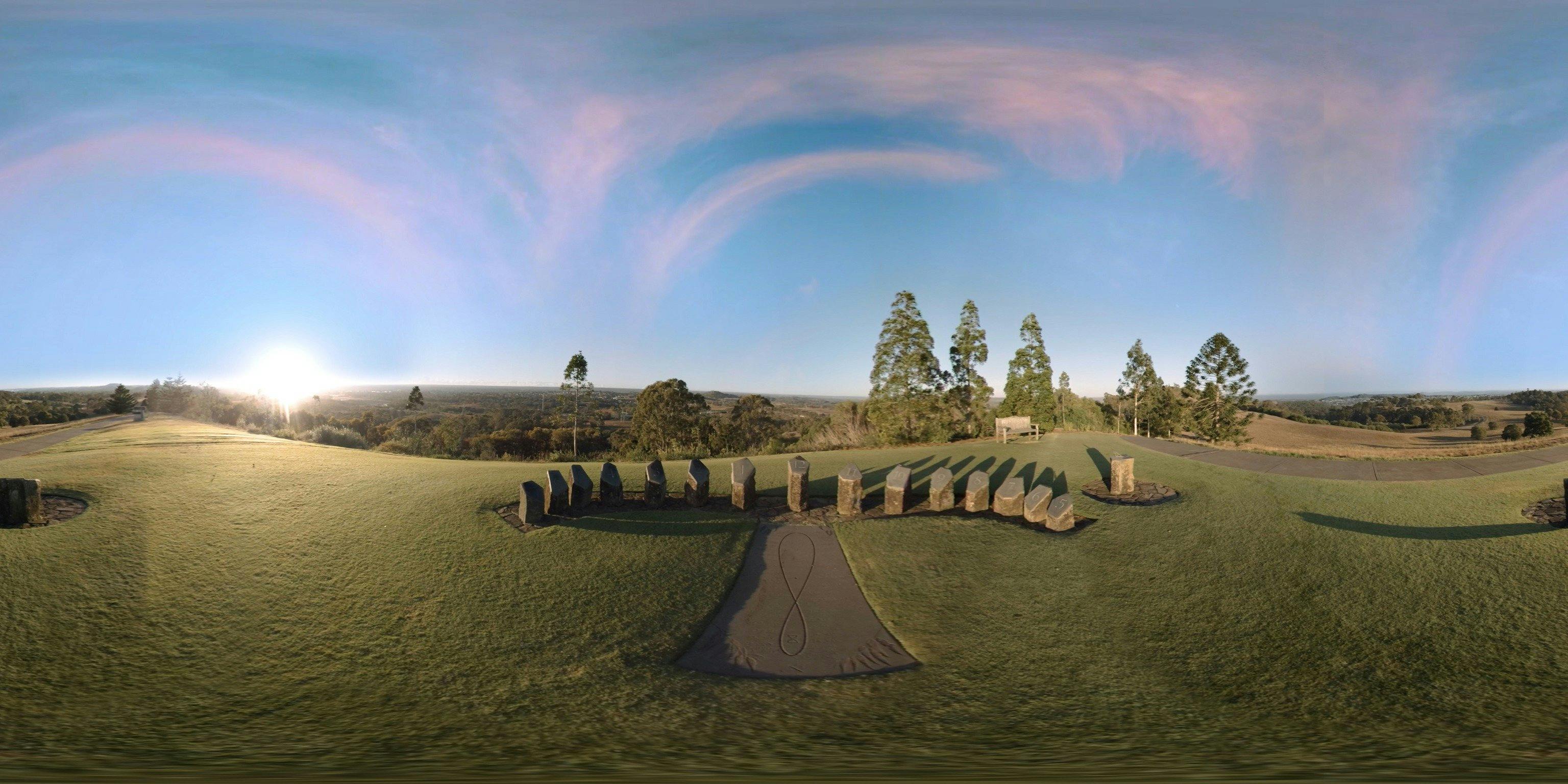 Sundial Hill at the Australian Botanic Gardens Mount Annan