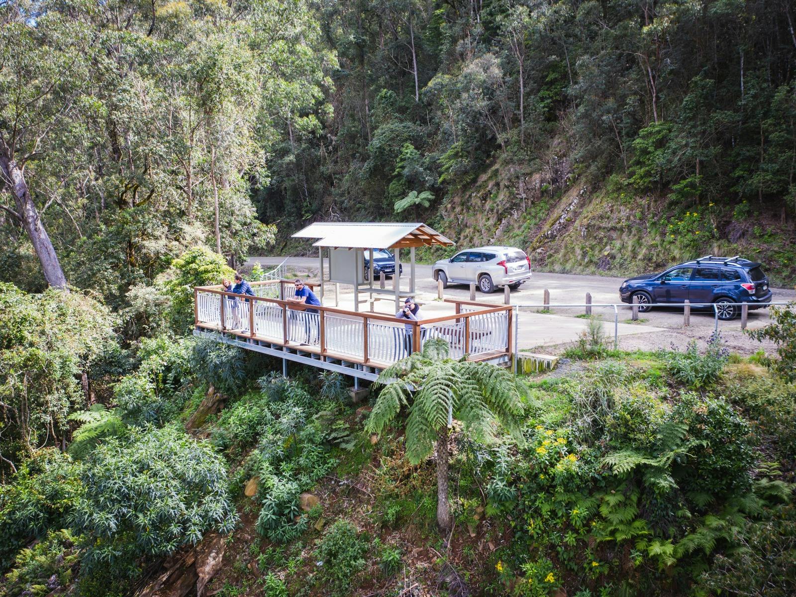 Aerial view, Cobark Lookout, Barrington Tops State Forest