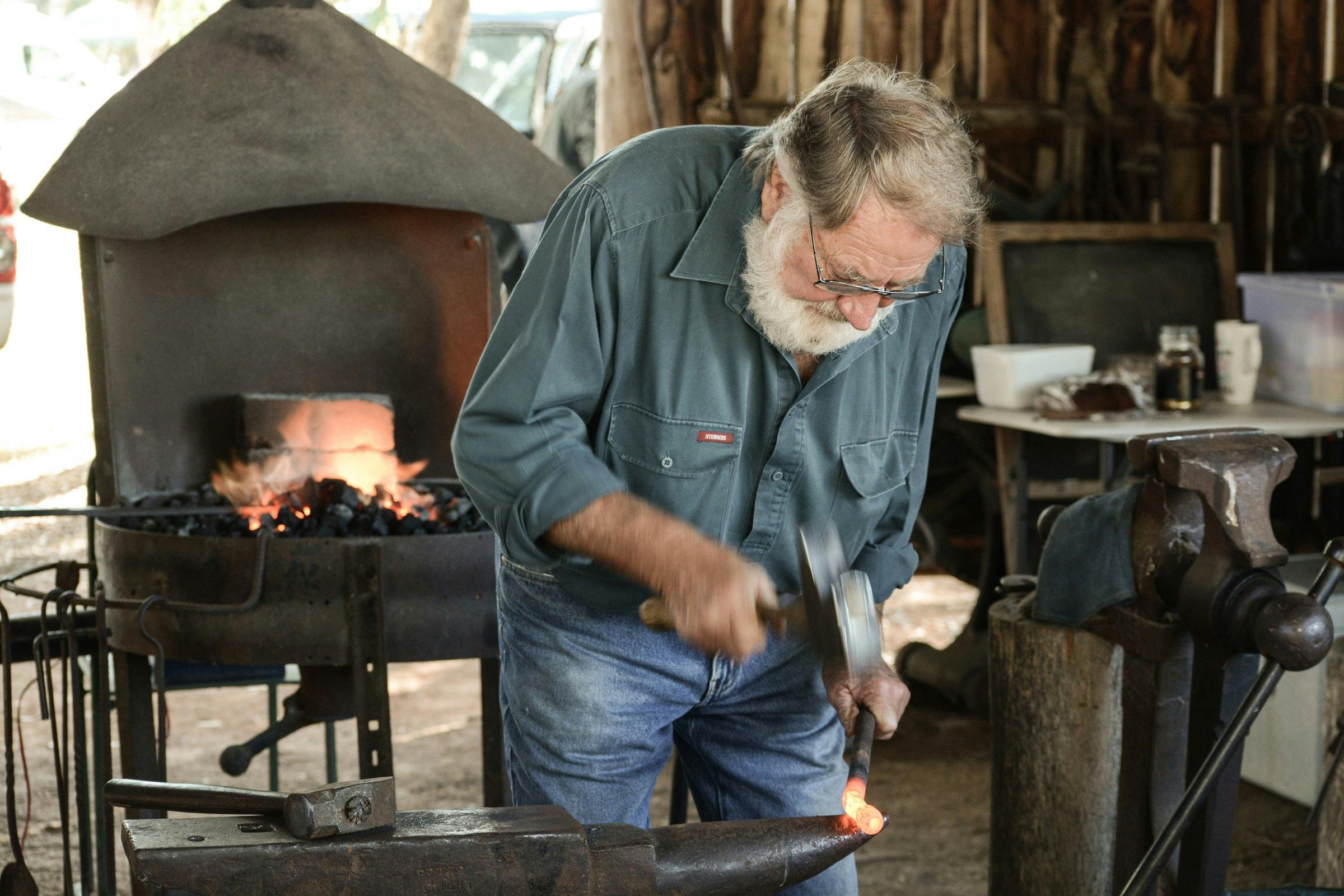 Blacksmith demonstration