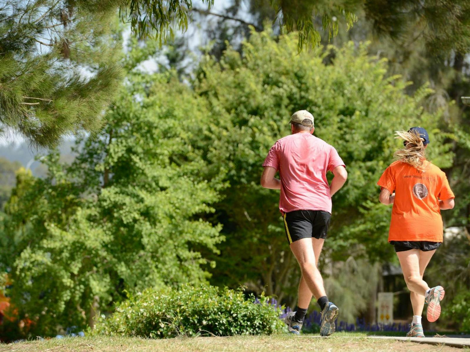 Runners enjoying parkrun