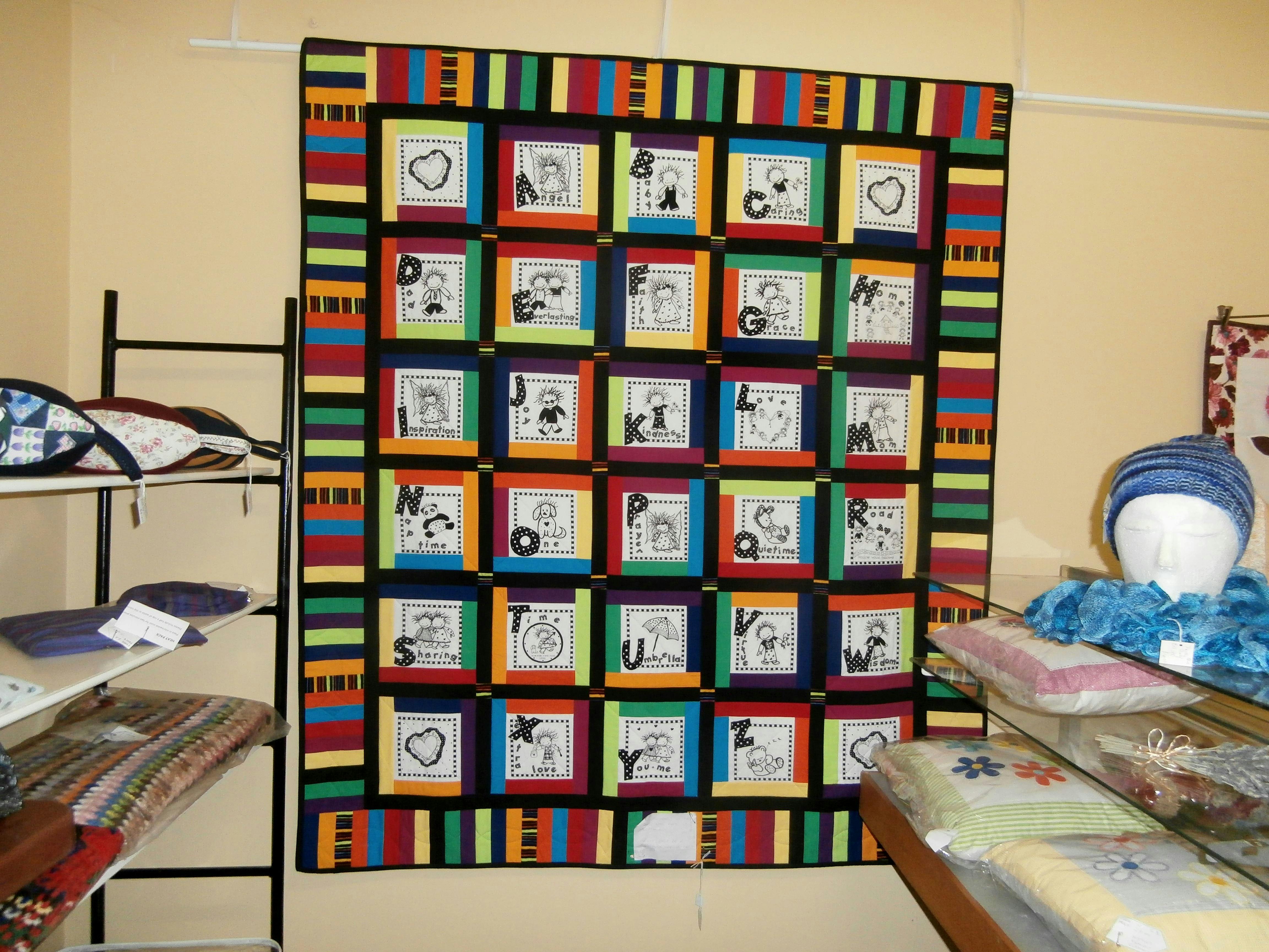 Quilt at the art and craft centre