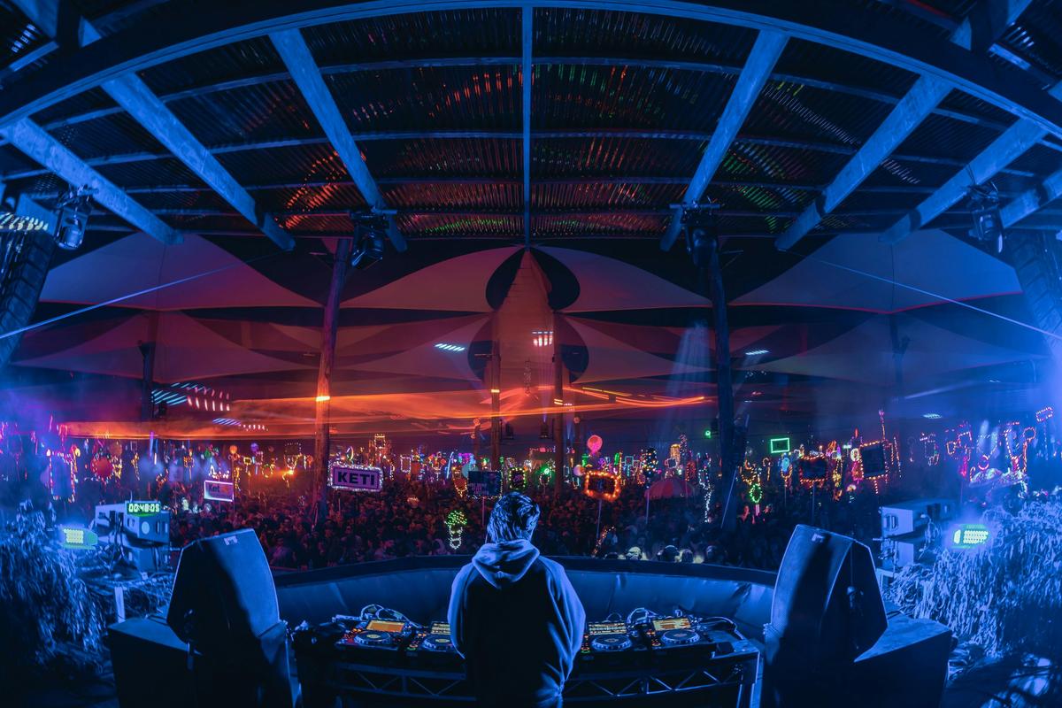 Wildlands Mainstage at Night