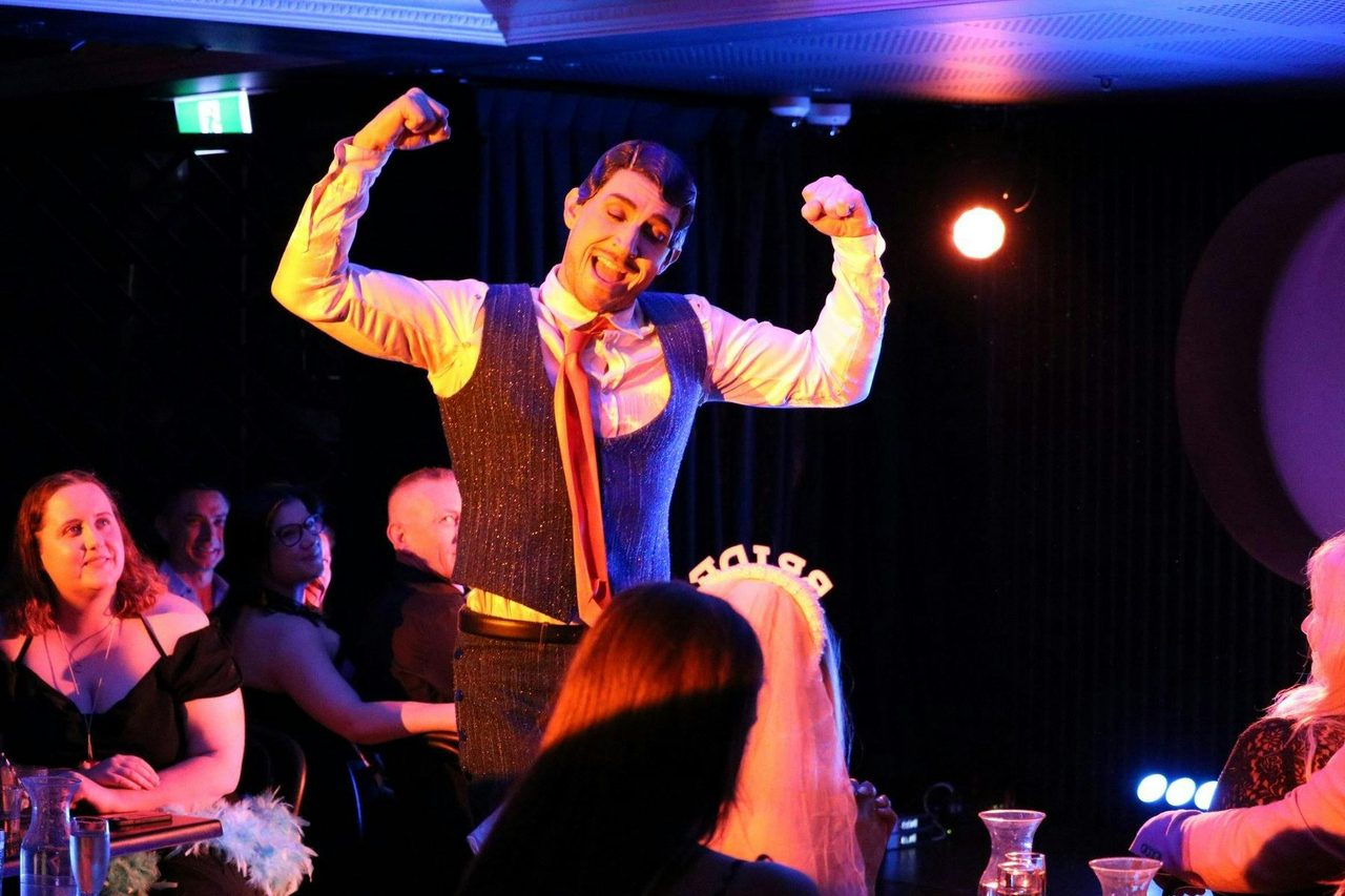 Powerhouse Rhys Lightning dazzles audiences with his award winning camp masculinity.