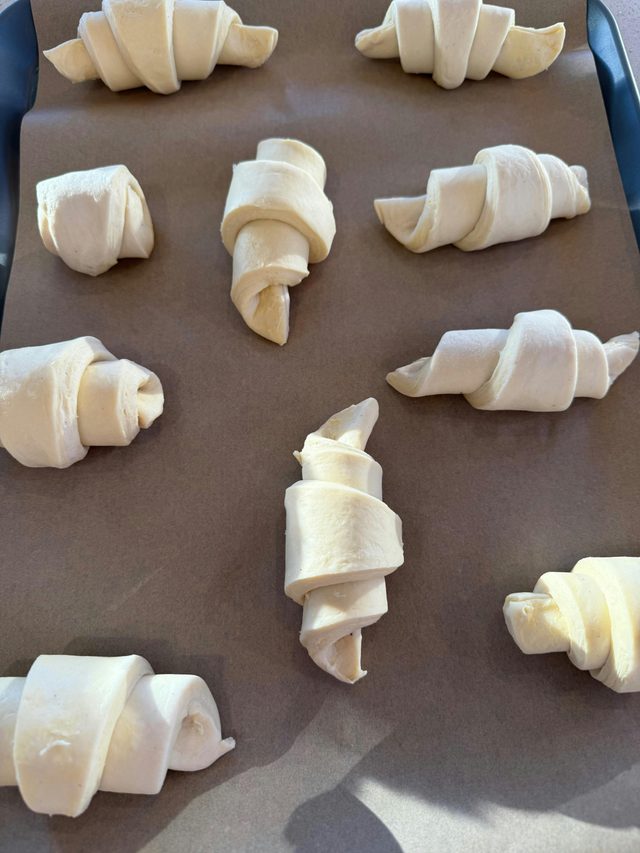 Sourdough Croissant Making