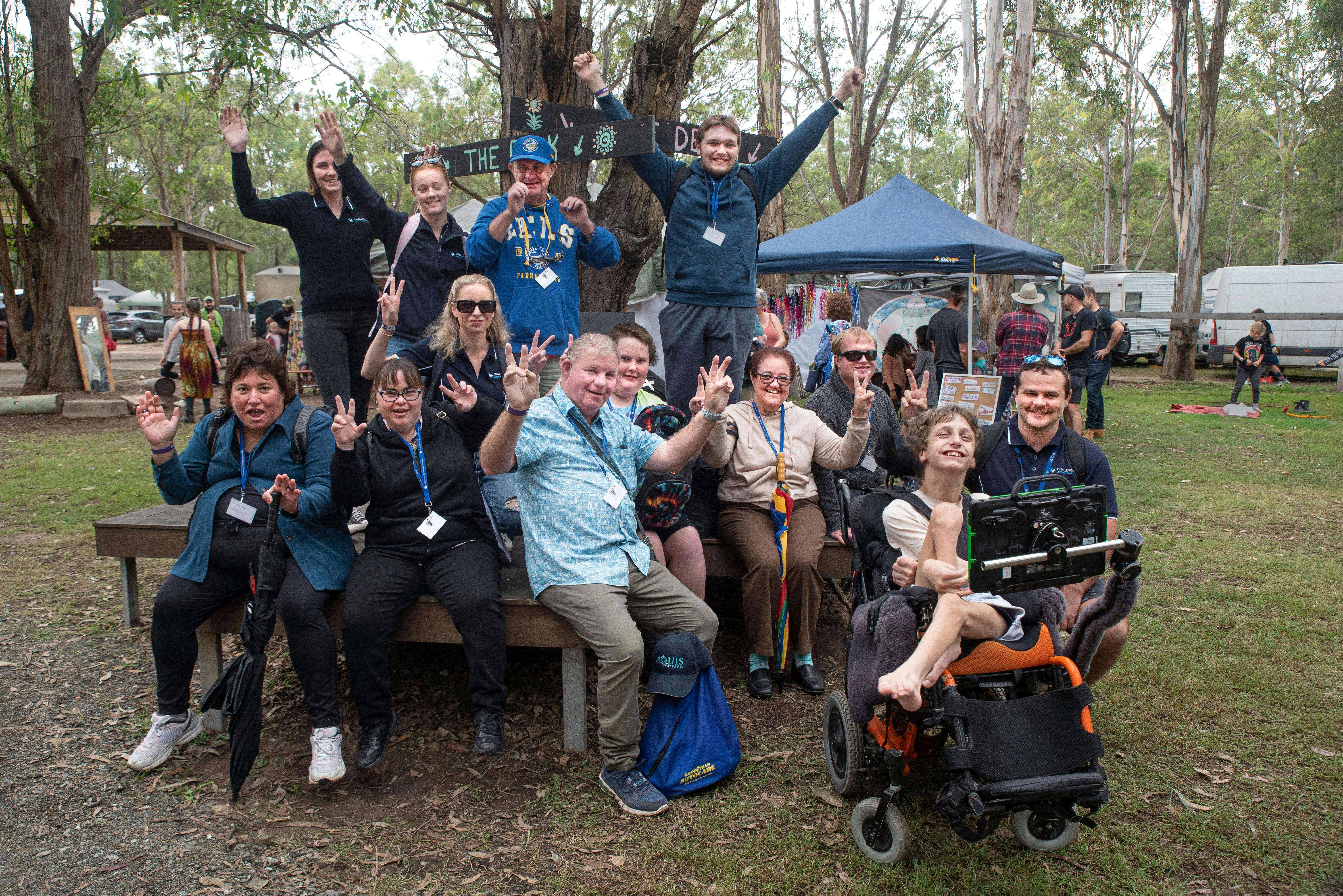 Disability group at the Gum Ball 2023