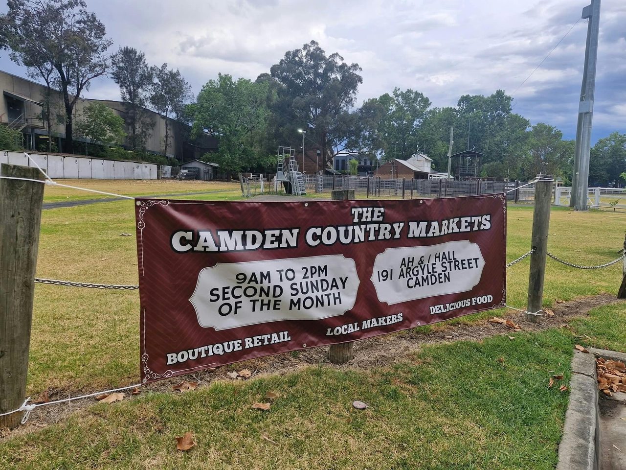 Signage for the Camden Country Markets