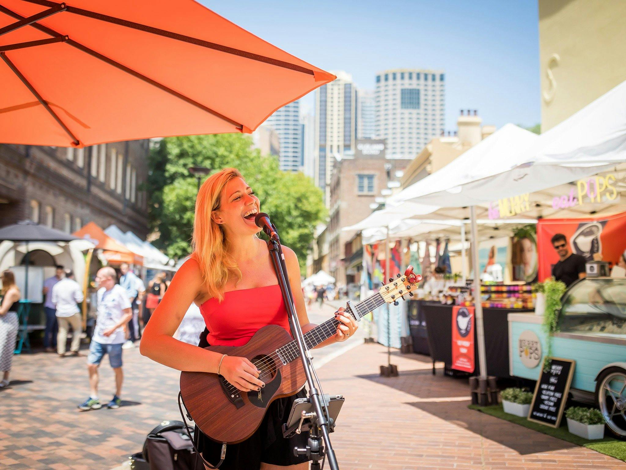 The Rocks Market entertainment