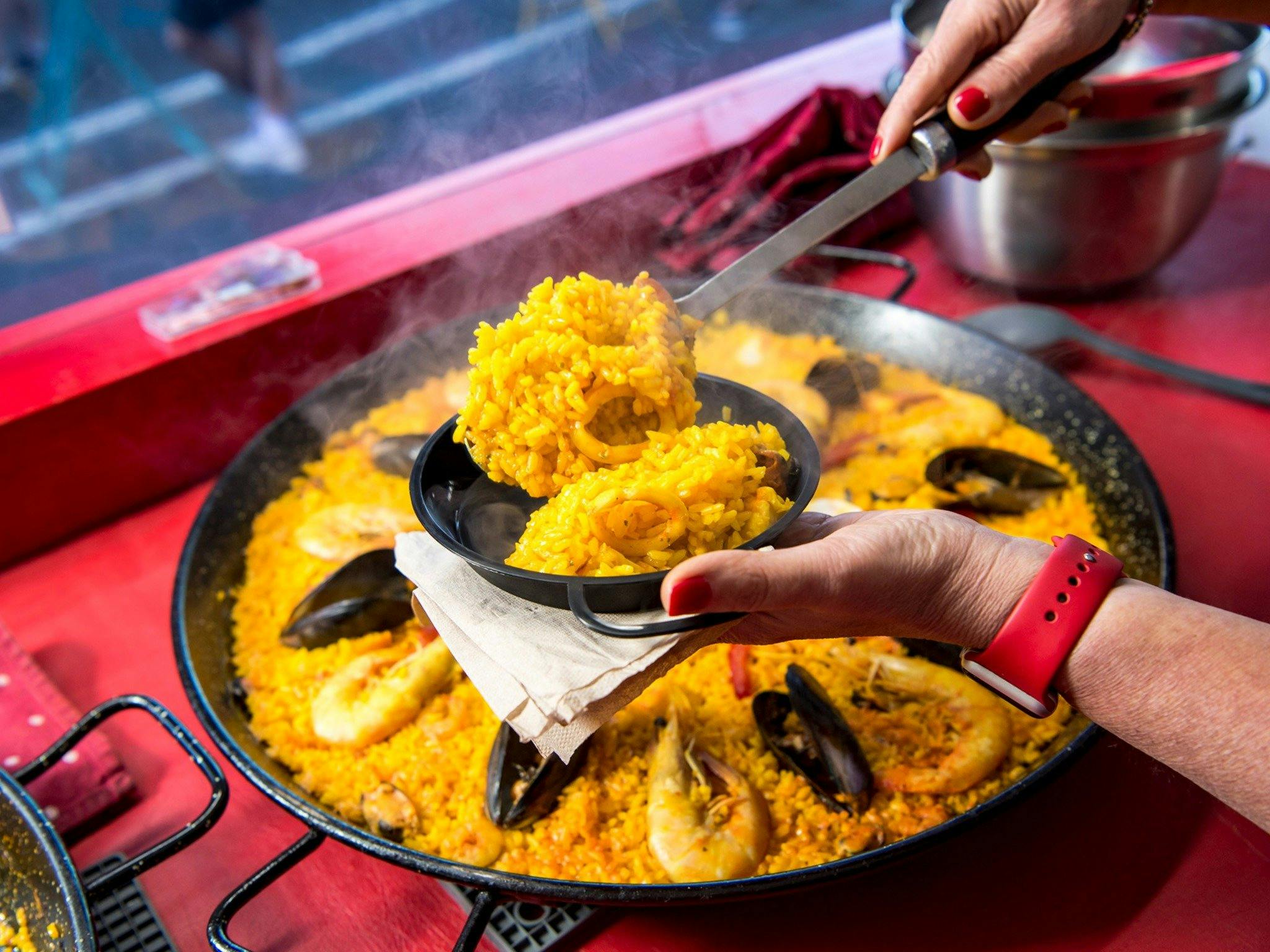Paella at The Rocks Markets