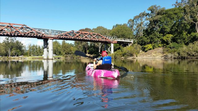 Canoeing at Clarence Town