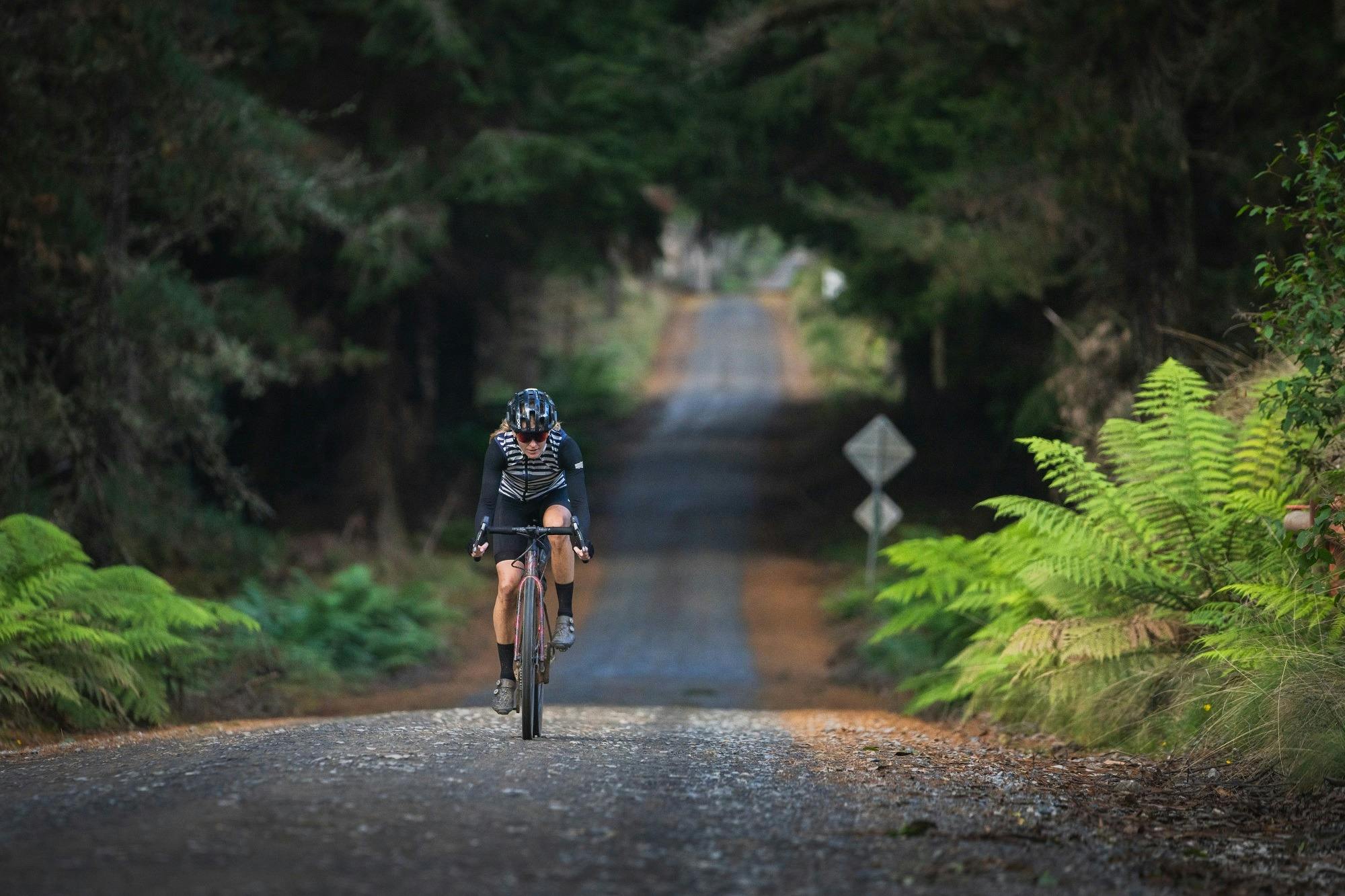 One of our Elite riders nearing the top of the mountain