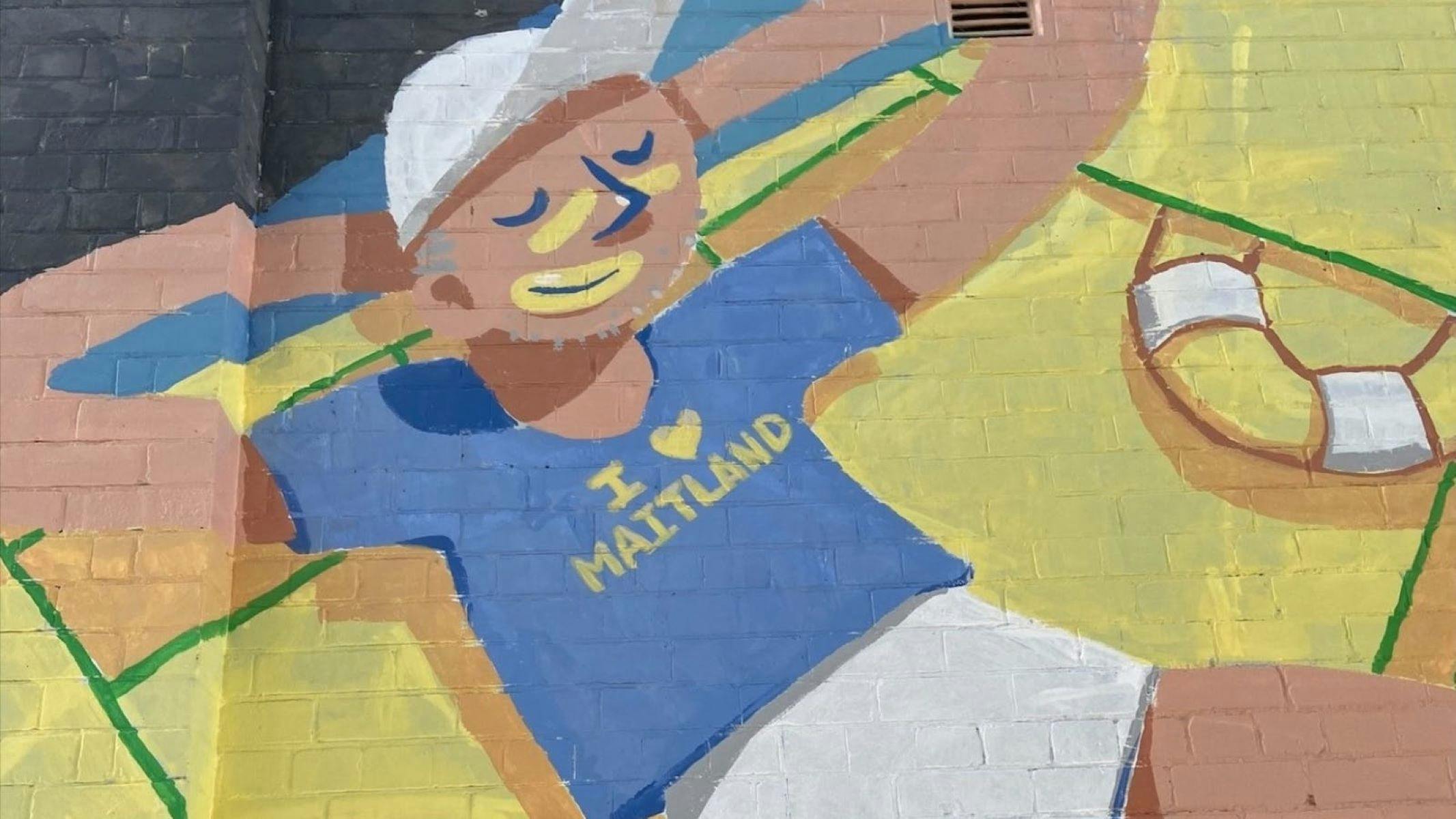 'Take Me To The River' Mural