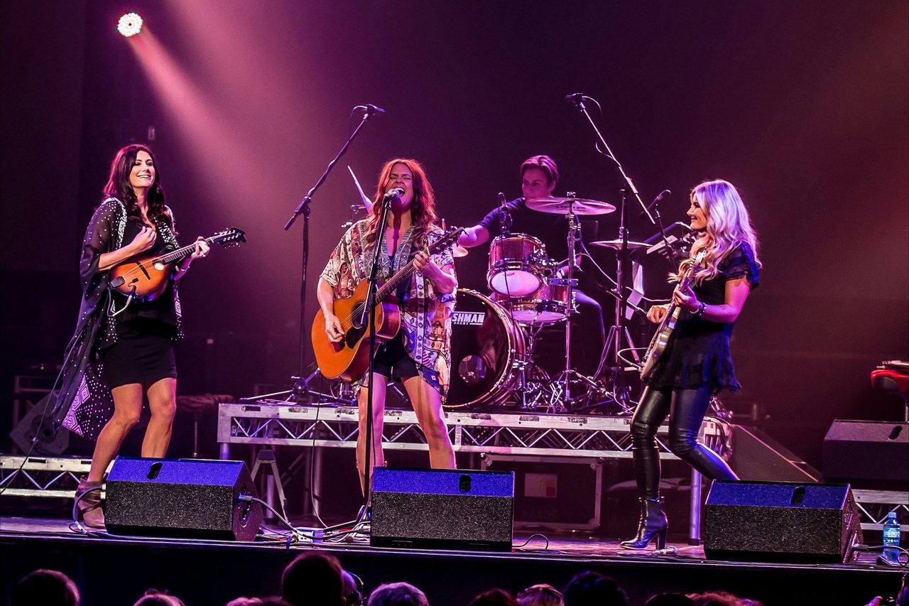 The McClymonts at Toyota Country Music Festival