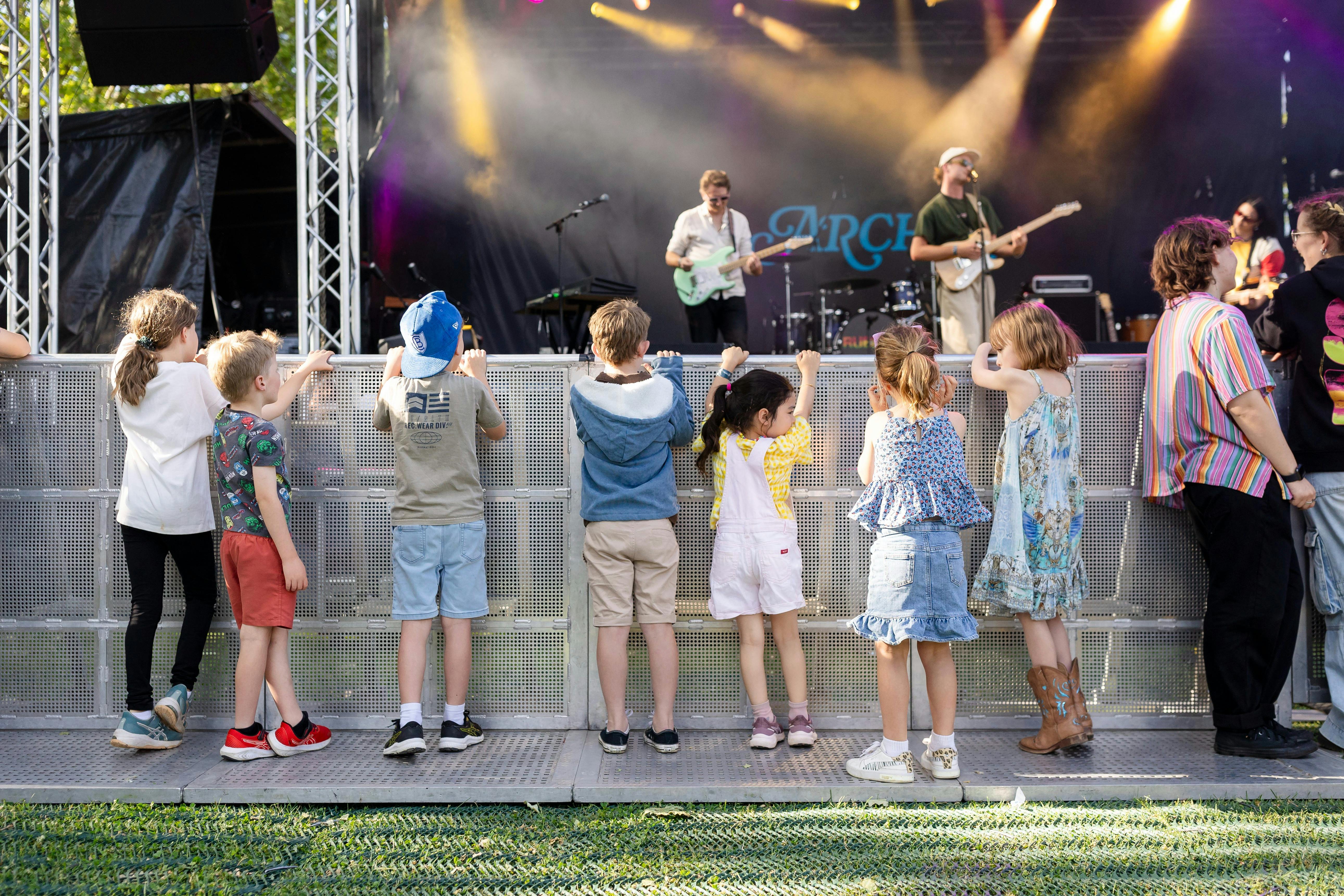 Kids at Zest Fest