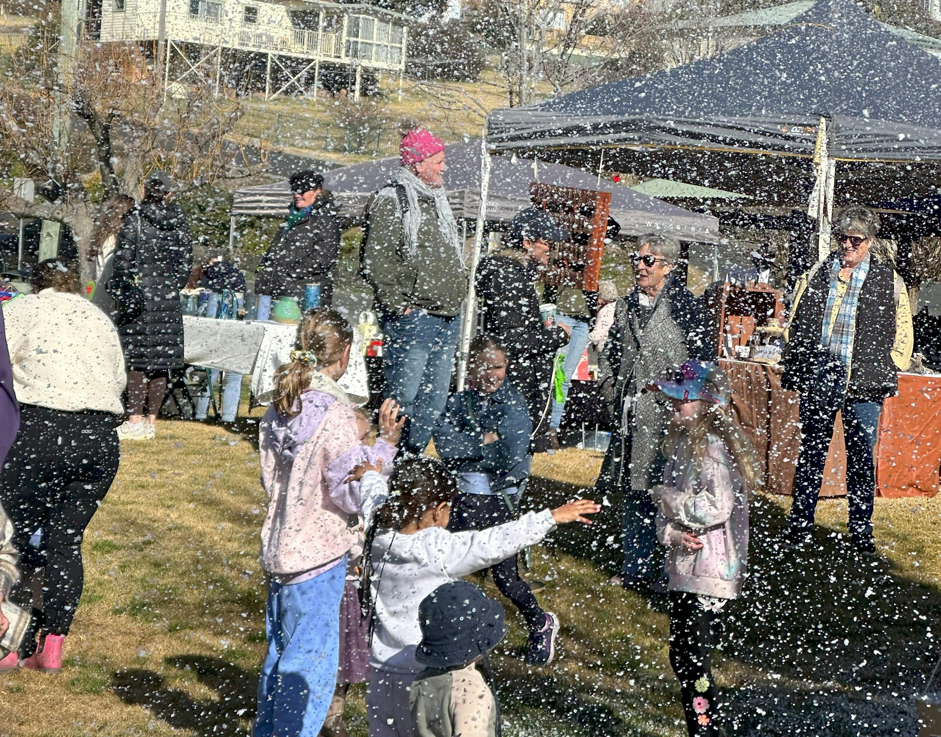 Market stalls and 'guaranteed' snowfall