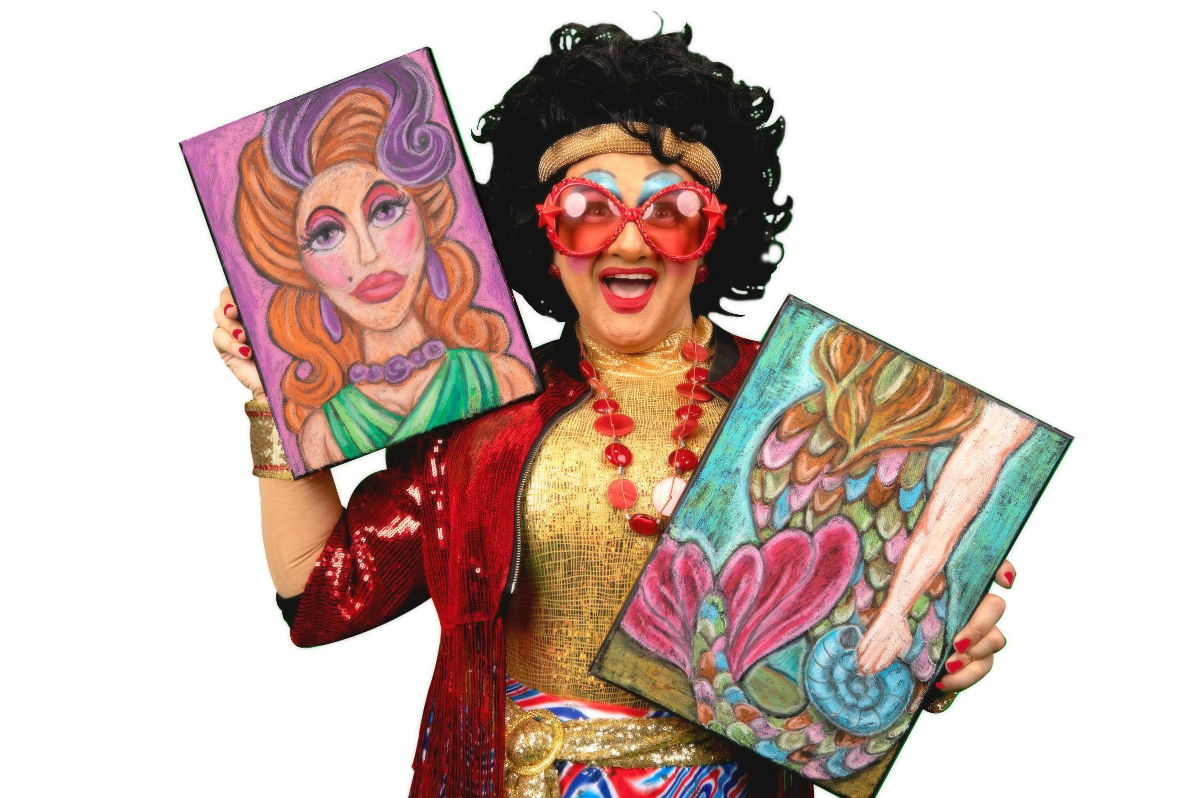 Wonder Mama with artwork!