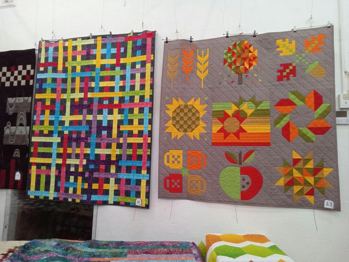 Quilts hanging hall