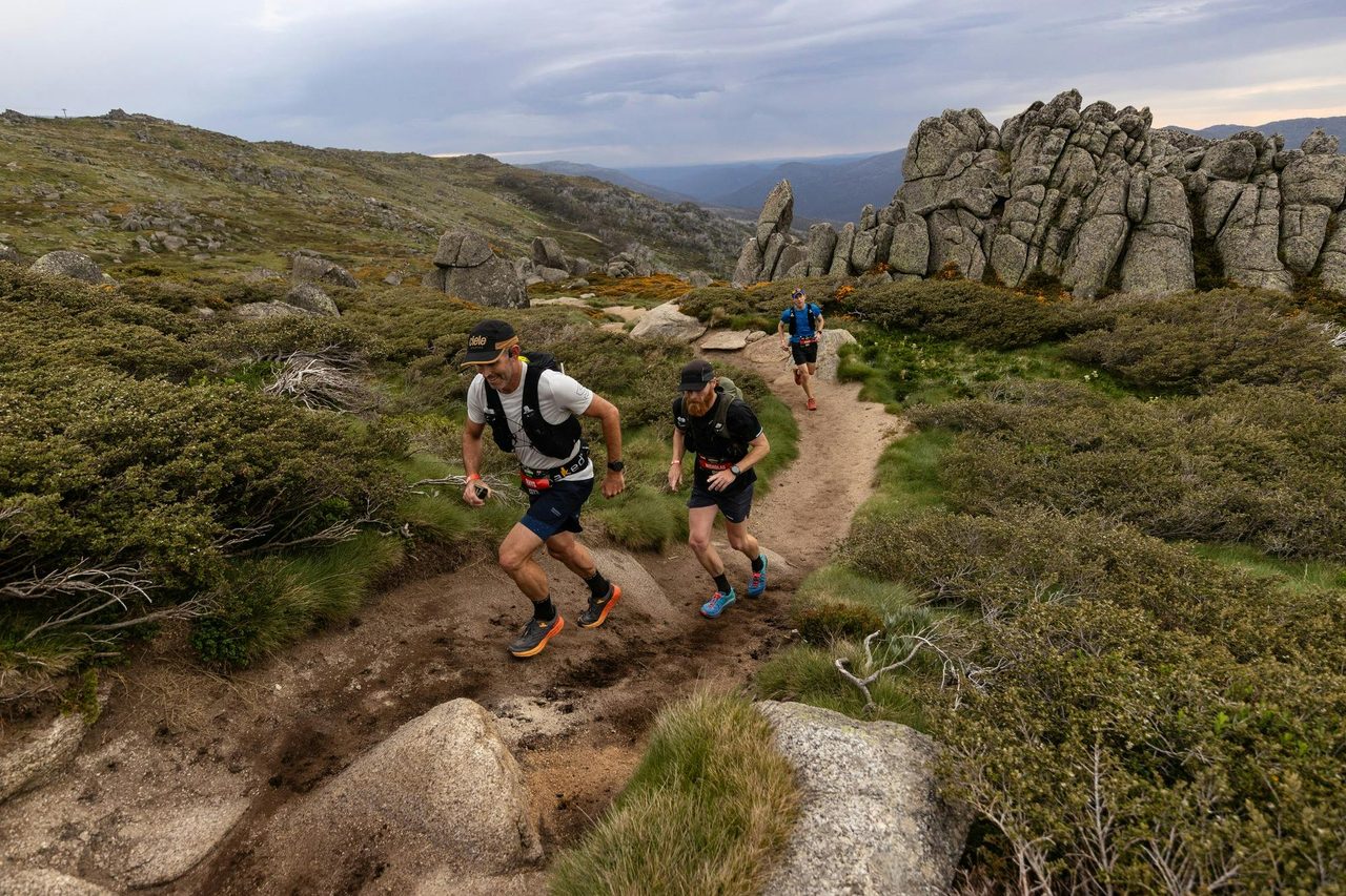 Runner on trail