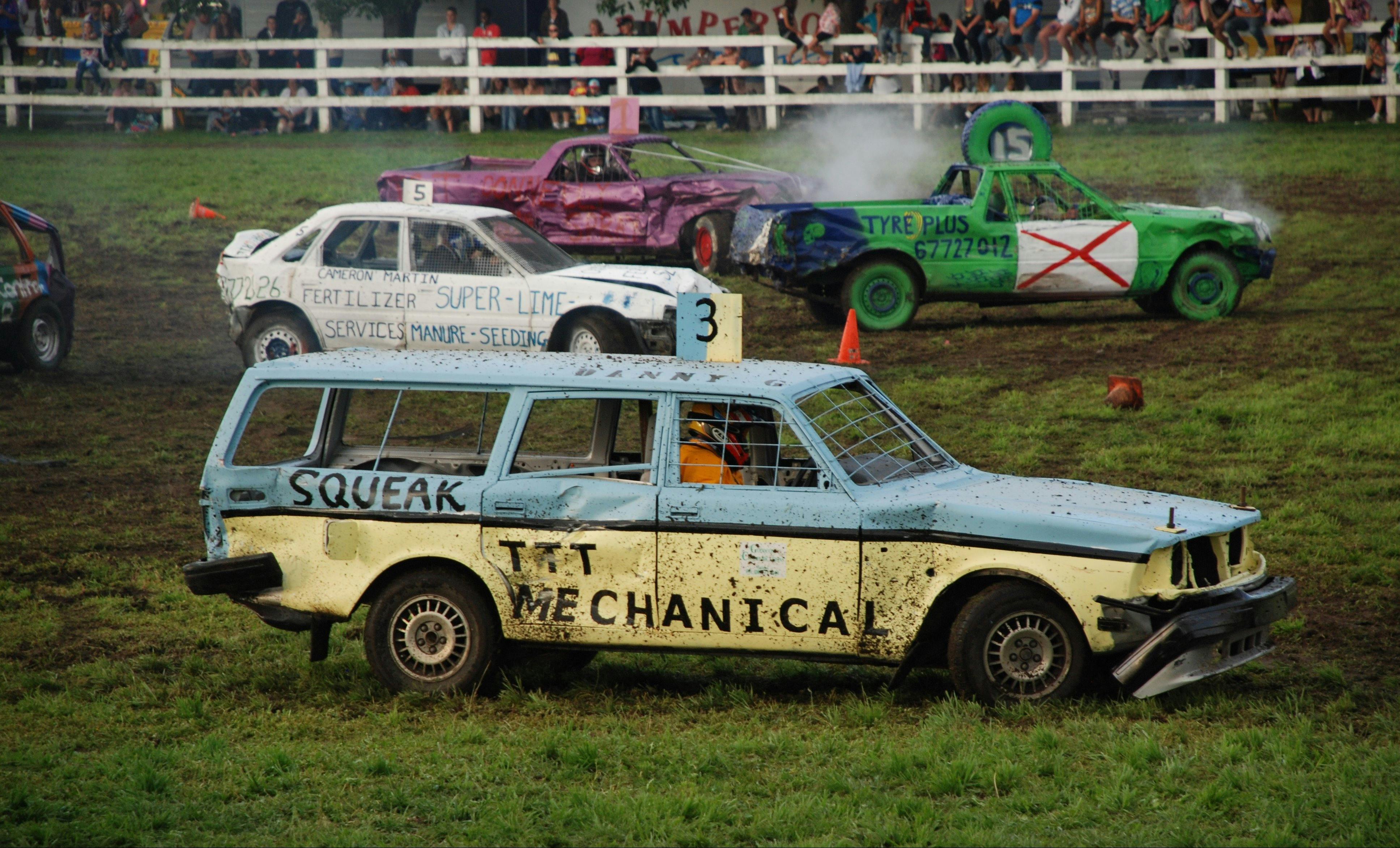 The Smash up Derby is always popular