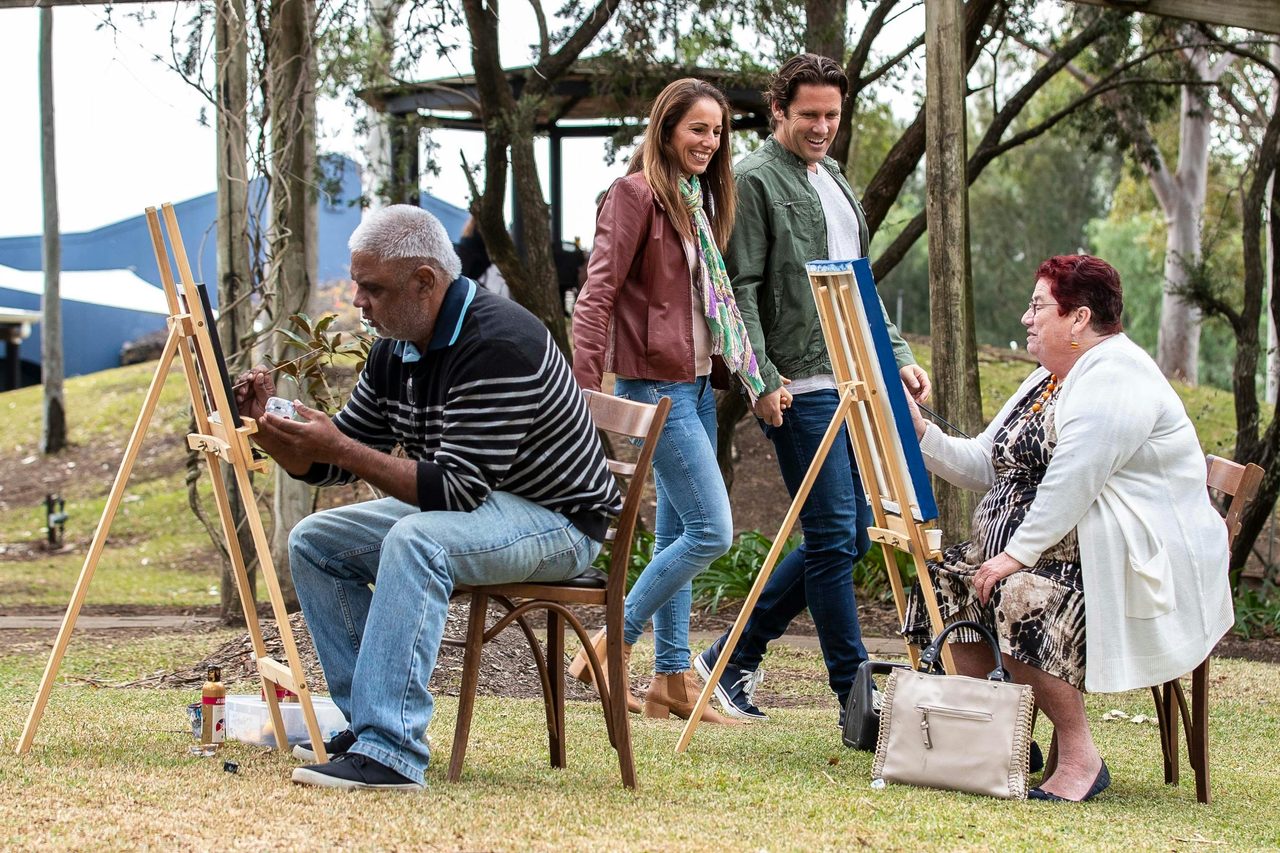 Local Aboriginal Elders nd wupa artists