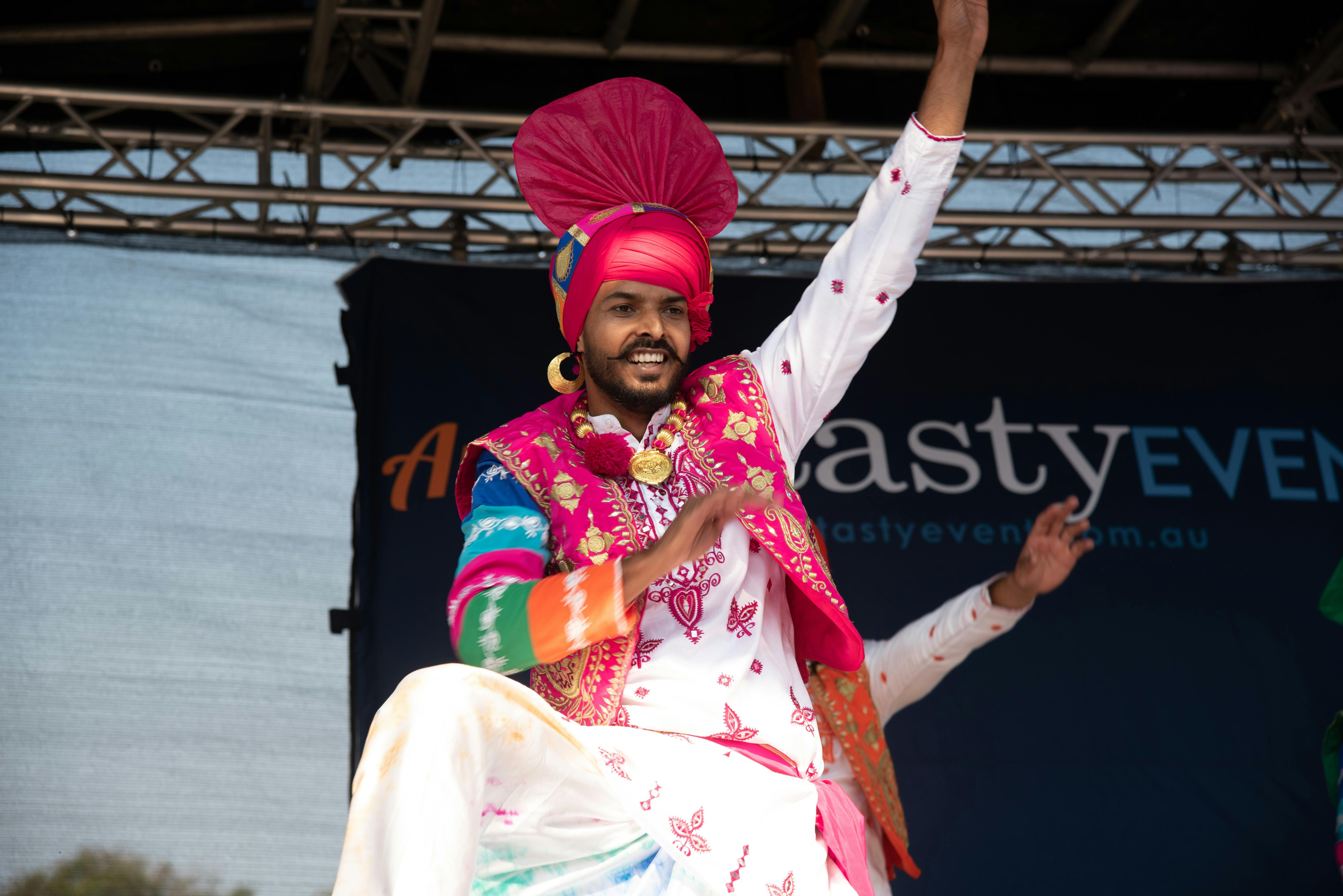 Bhangra Dancing throughout the day