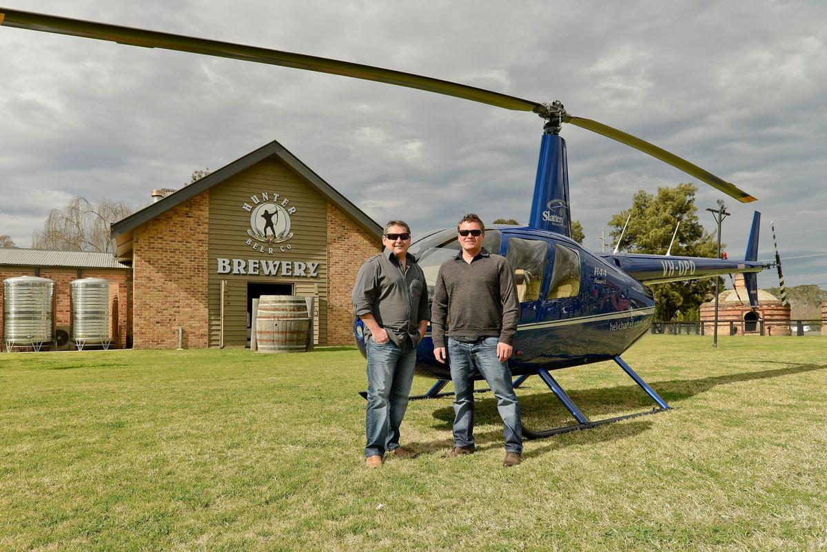 Helicopter Brewery Tour