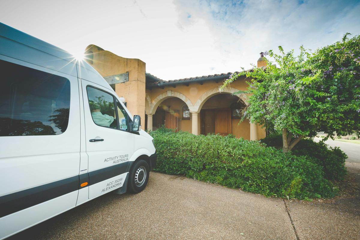 Travel in comfort for door to door wine tastings