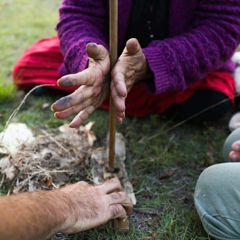 making fire
