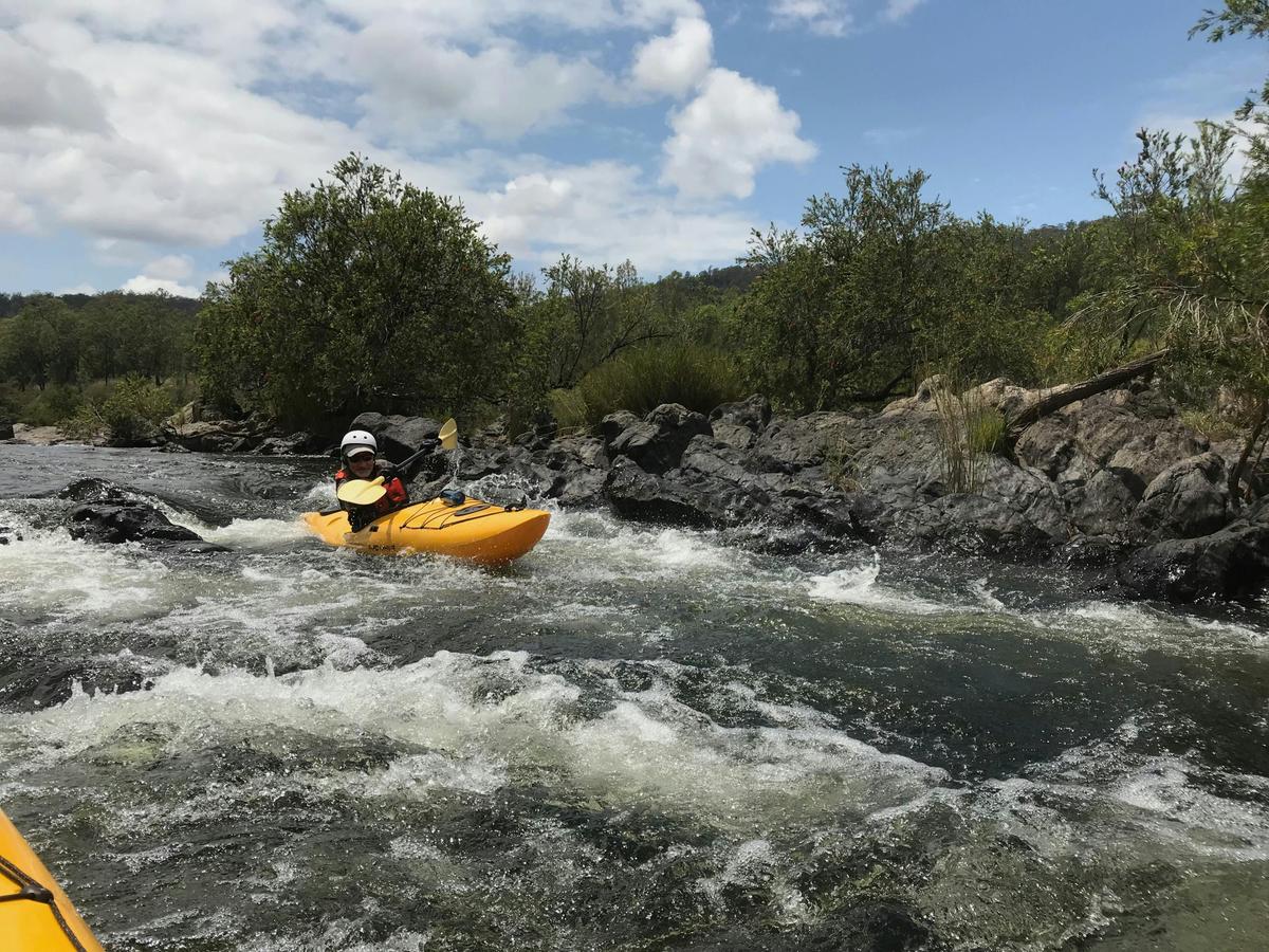 Challenging but easy rapids