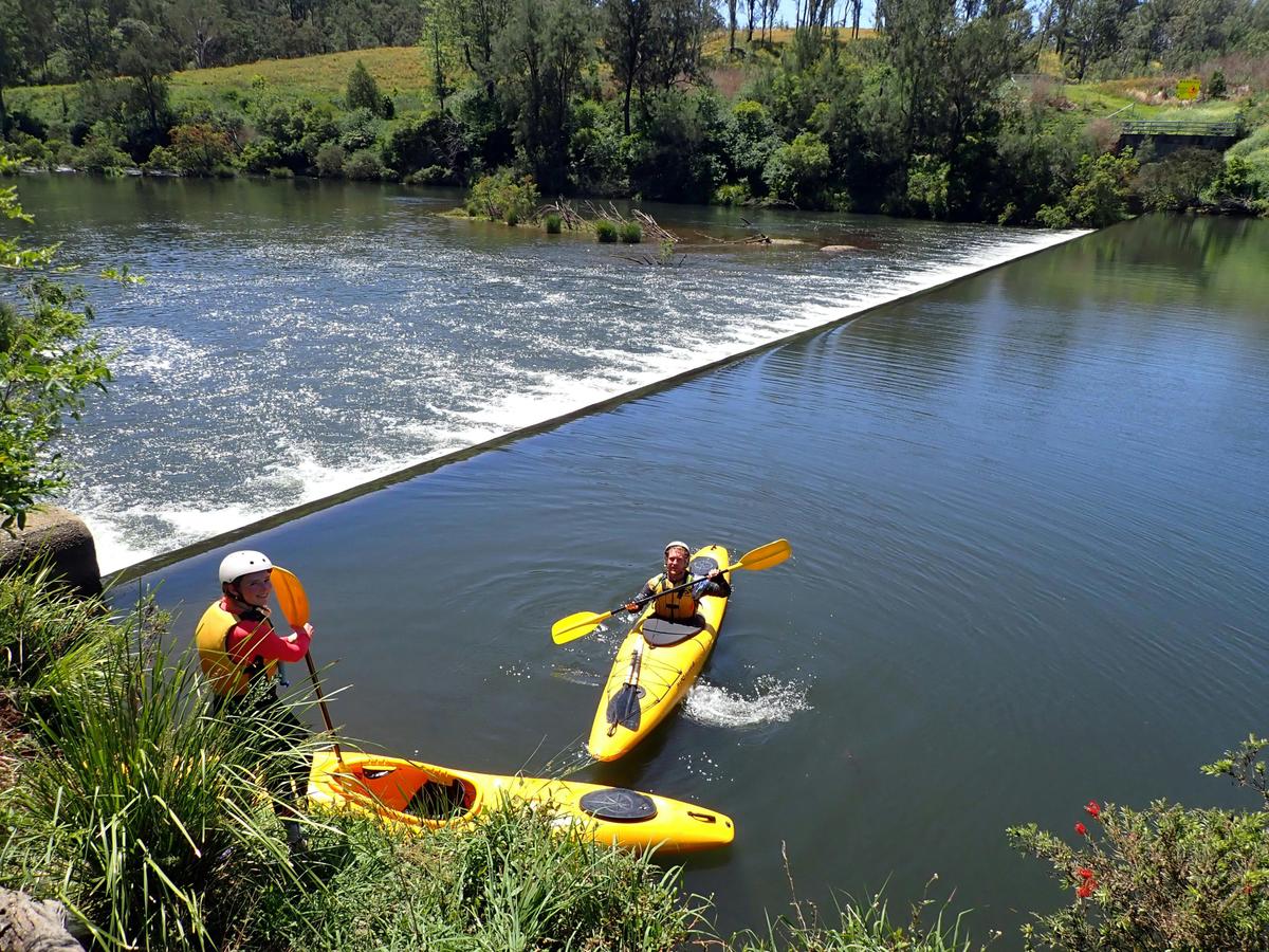We always portage around the weir