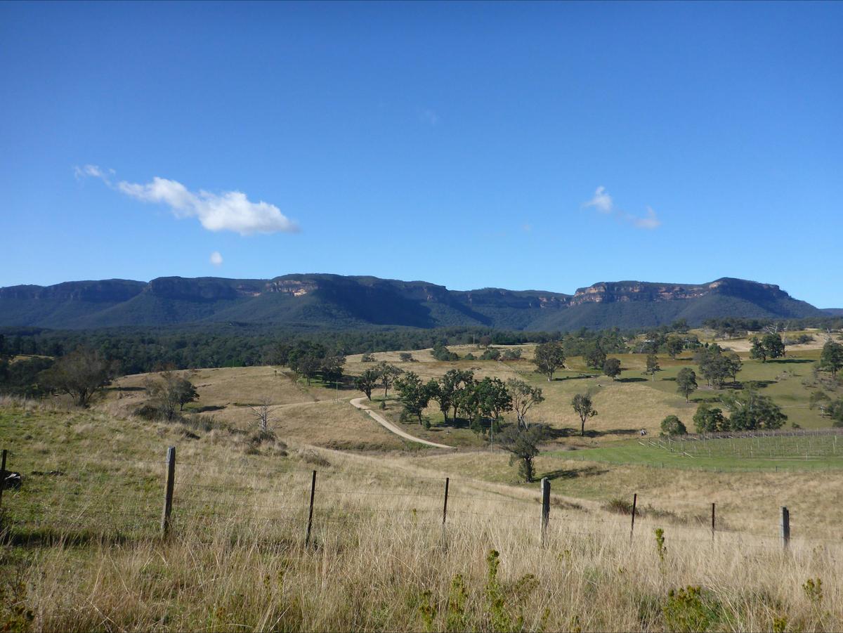 The beautiful view overlooking The Megalong Valley and The Blue Mountains on the last day