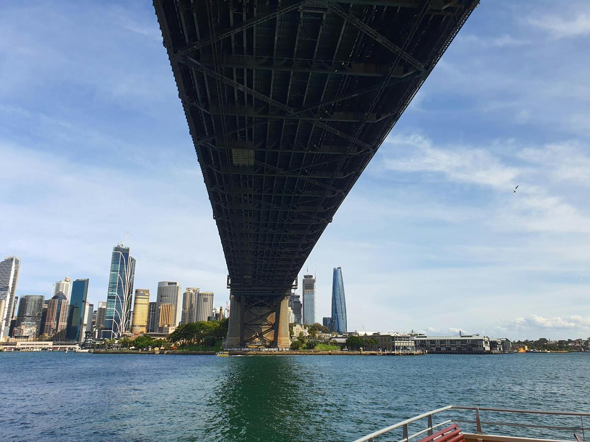 Under Sydney Harbour Bridge