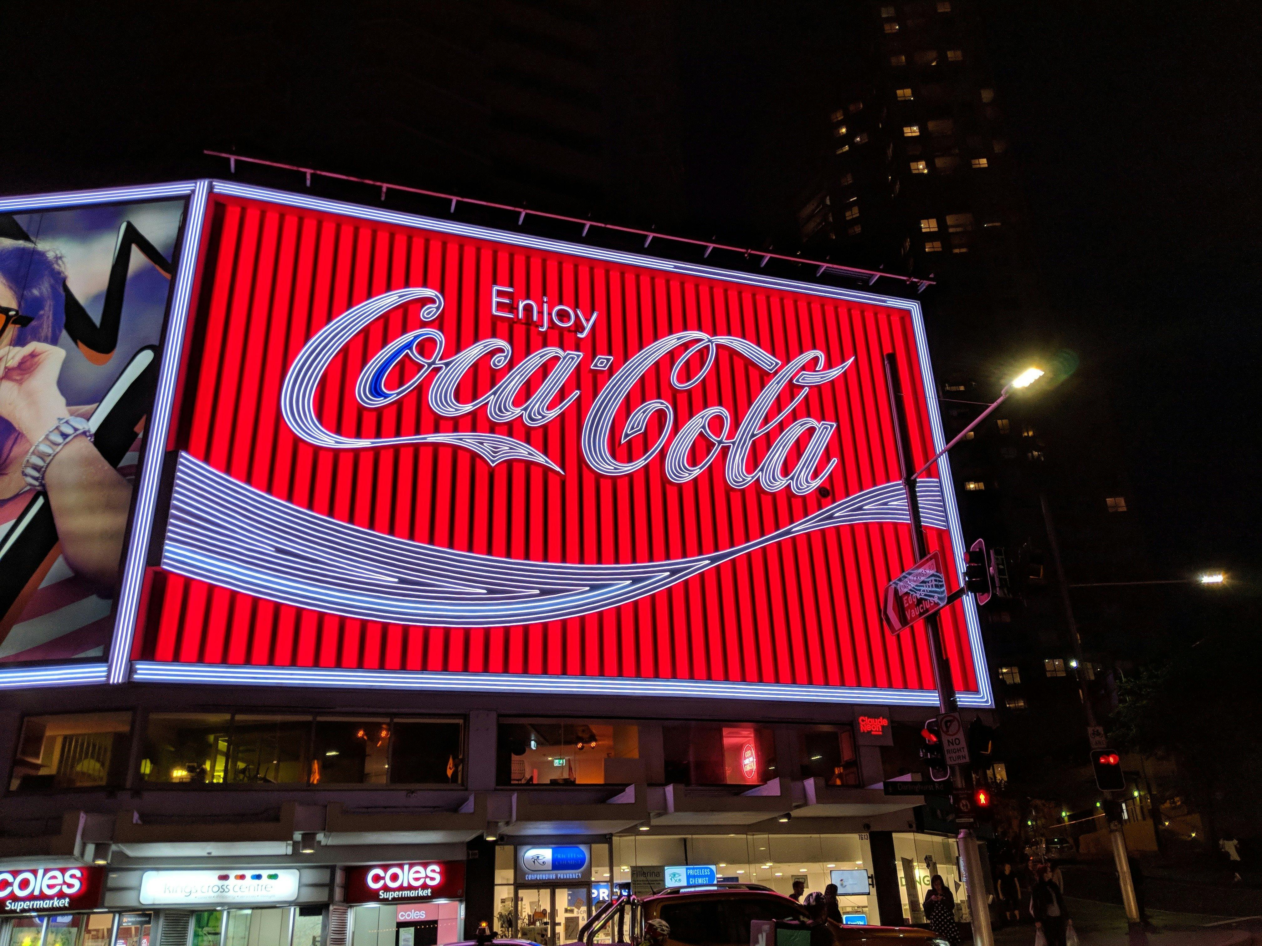 Coca Cola Sign Meeting Point