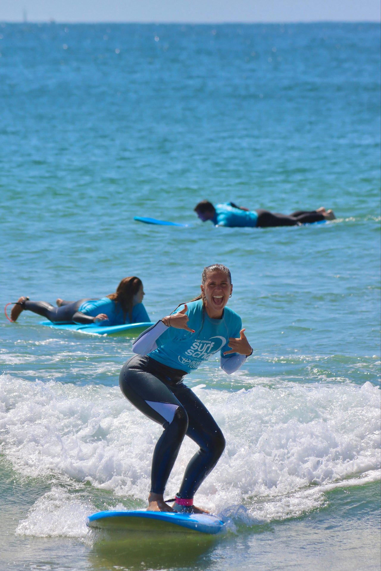 Girl Surfing