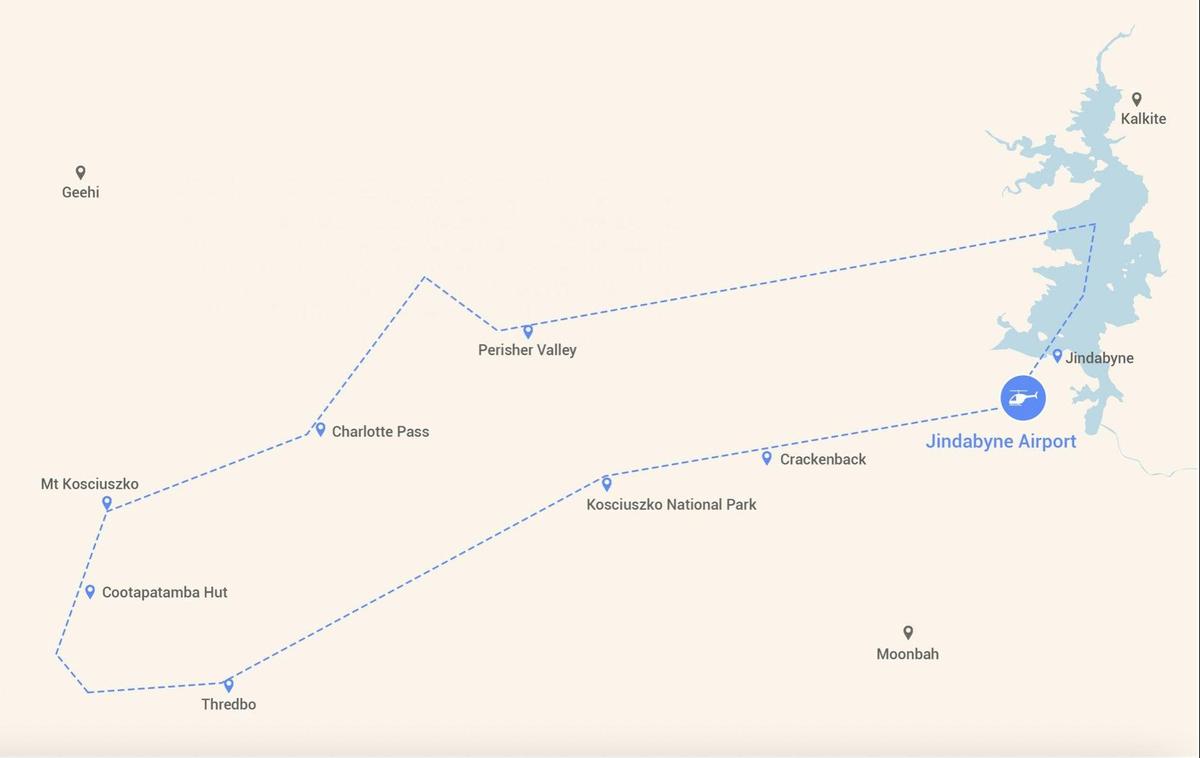 Flight Path Mt Kosciuszko Scenic