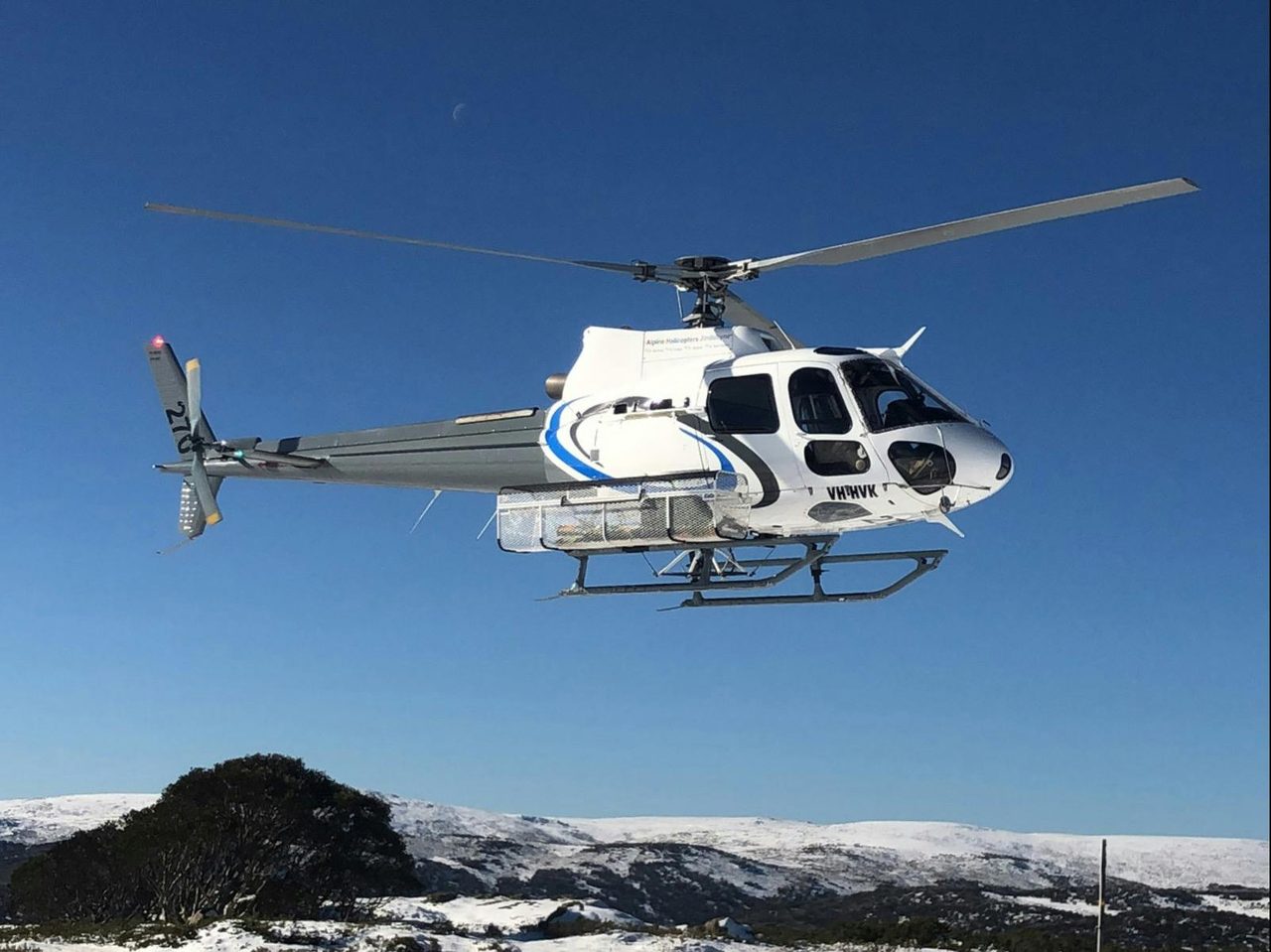 See the mountain ranges across the Victorian Alps VIC and Snowy Mountains NSW