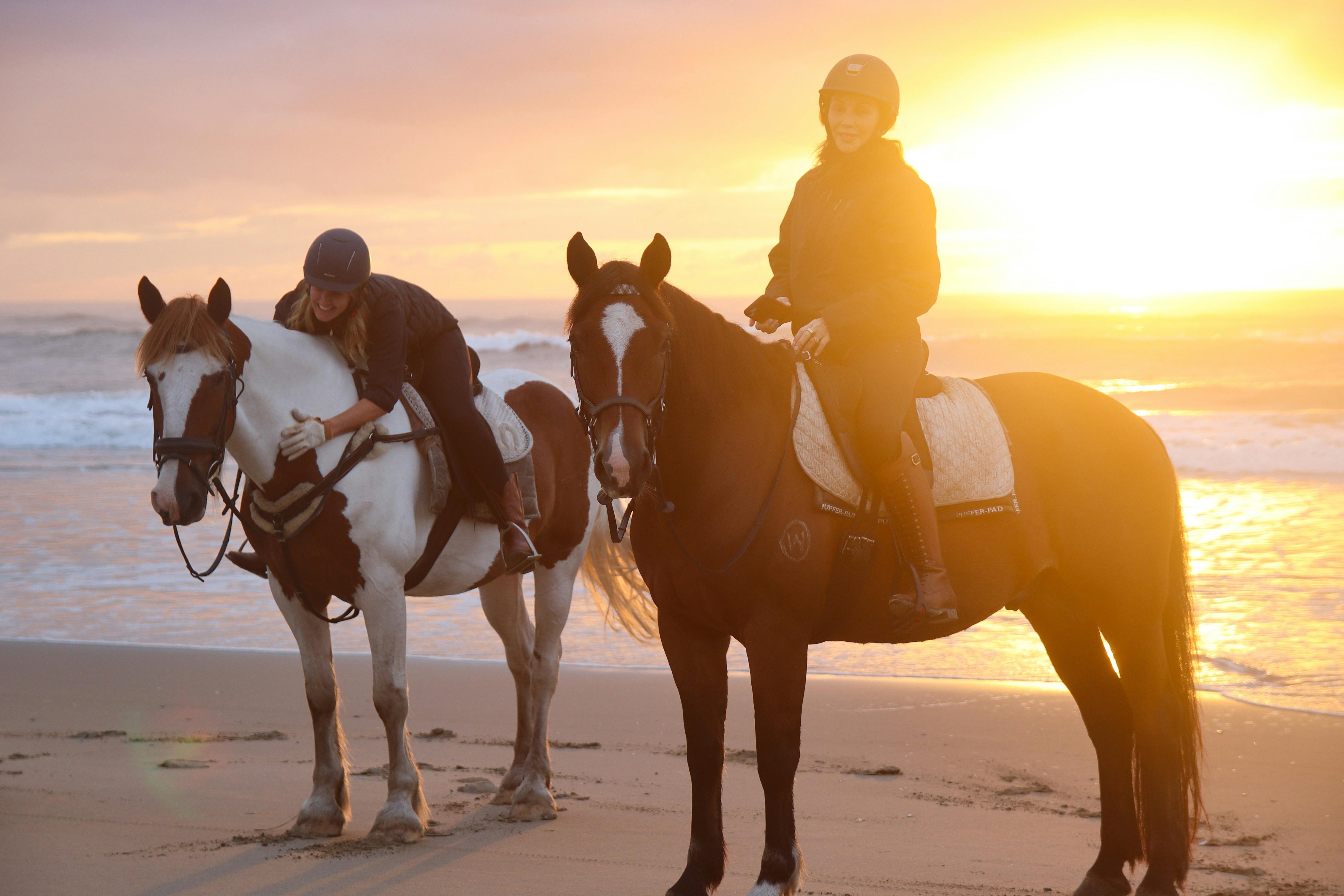 A Regal Riding School trail ride at Shoalhaven Heads.