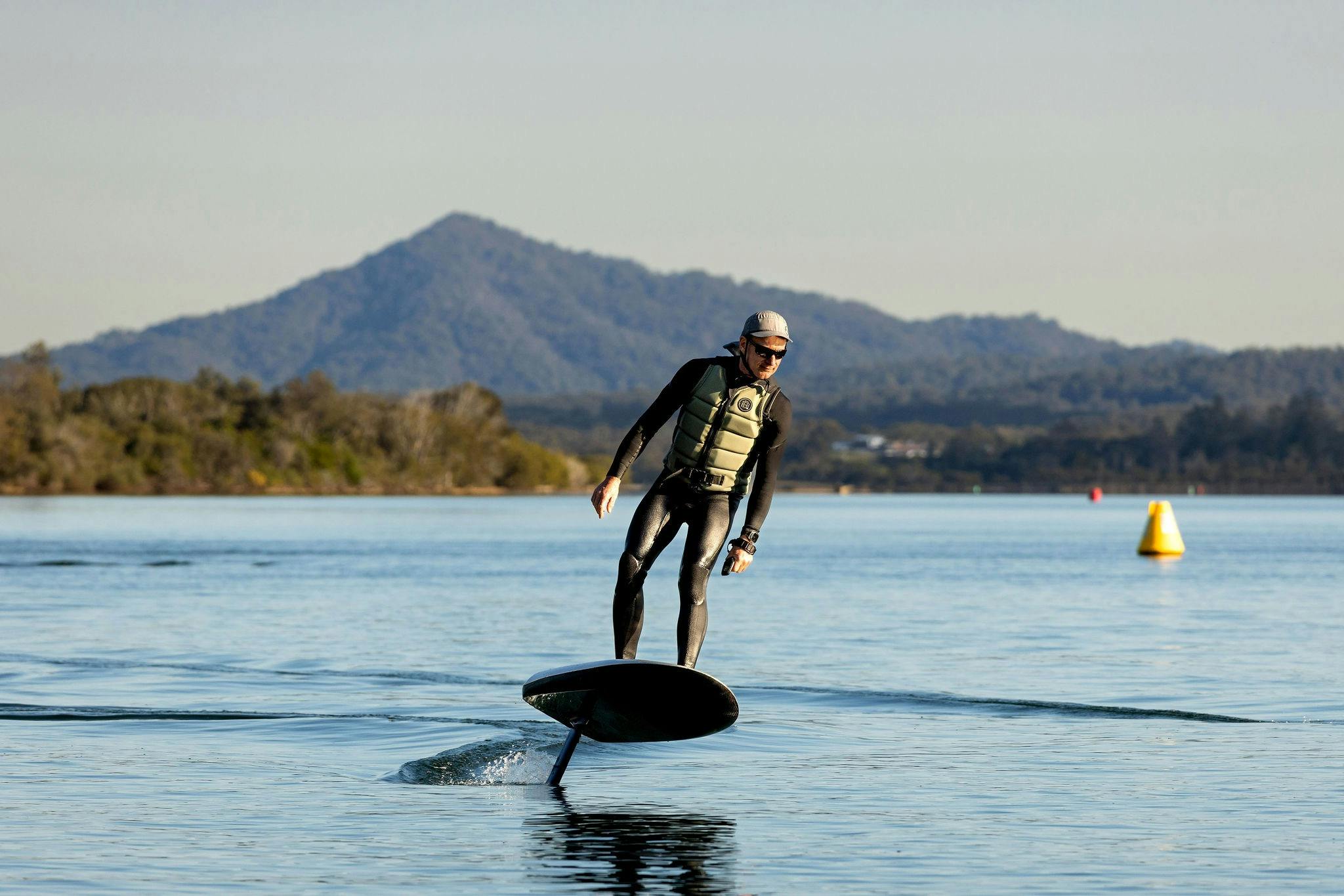 Flying above the Bellingen River