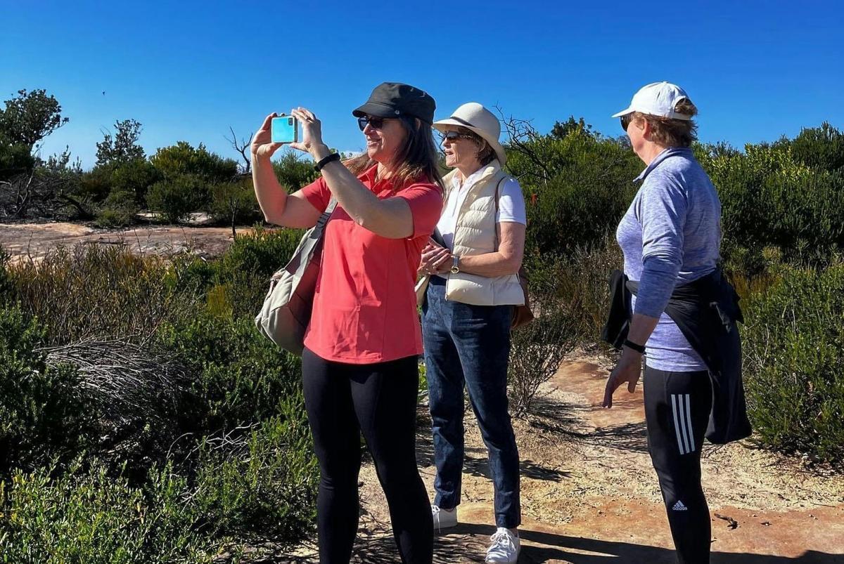 Group at scenic lookout