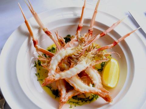 Scampi at Pescara
