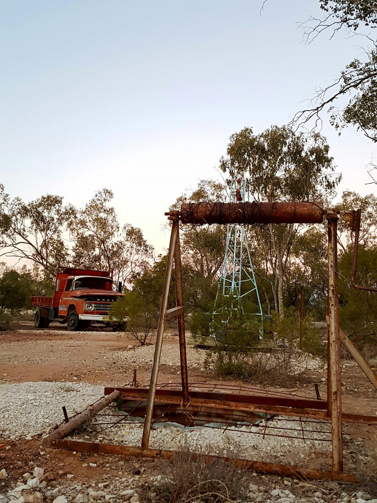 Opal mining claim Lightning Ridge