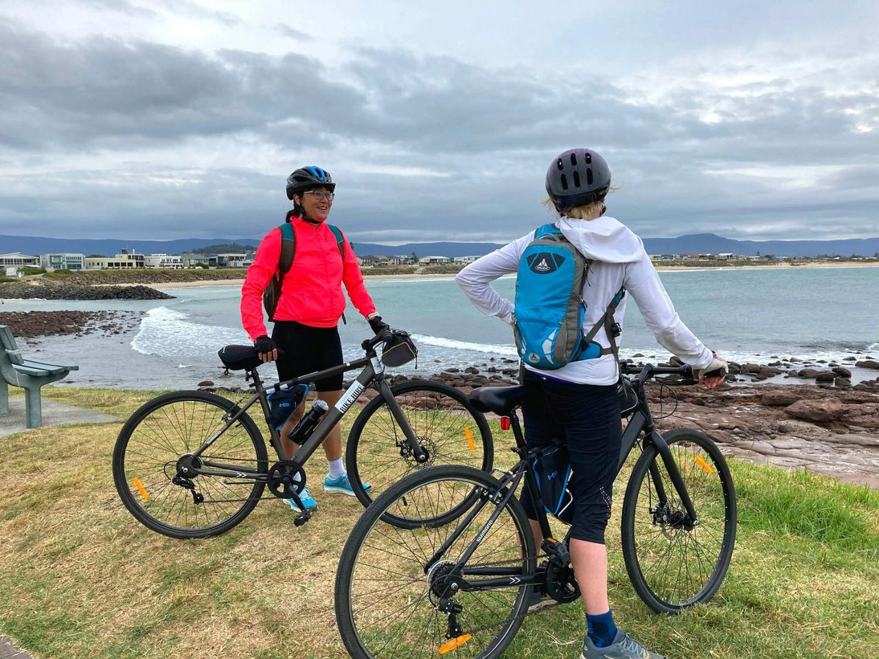Admiring the view on the NSW South Coast.